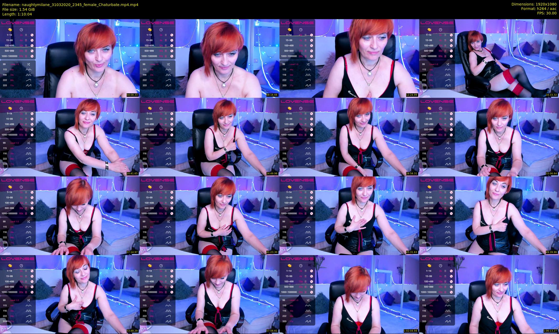 naughtymilane — 71 minute Chaturbate female cam show recording, 1080p, Mar 31, 2020