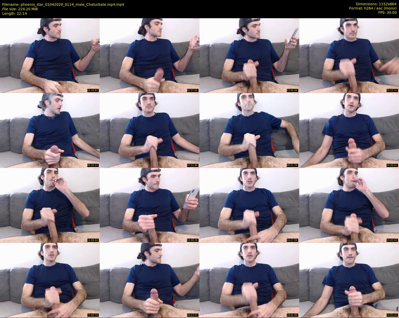 phoenix_star — 23 minute Chaturbate male cam show recording, 720p, Apr 1, 2020