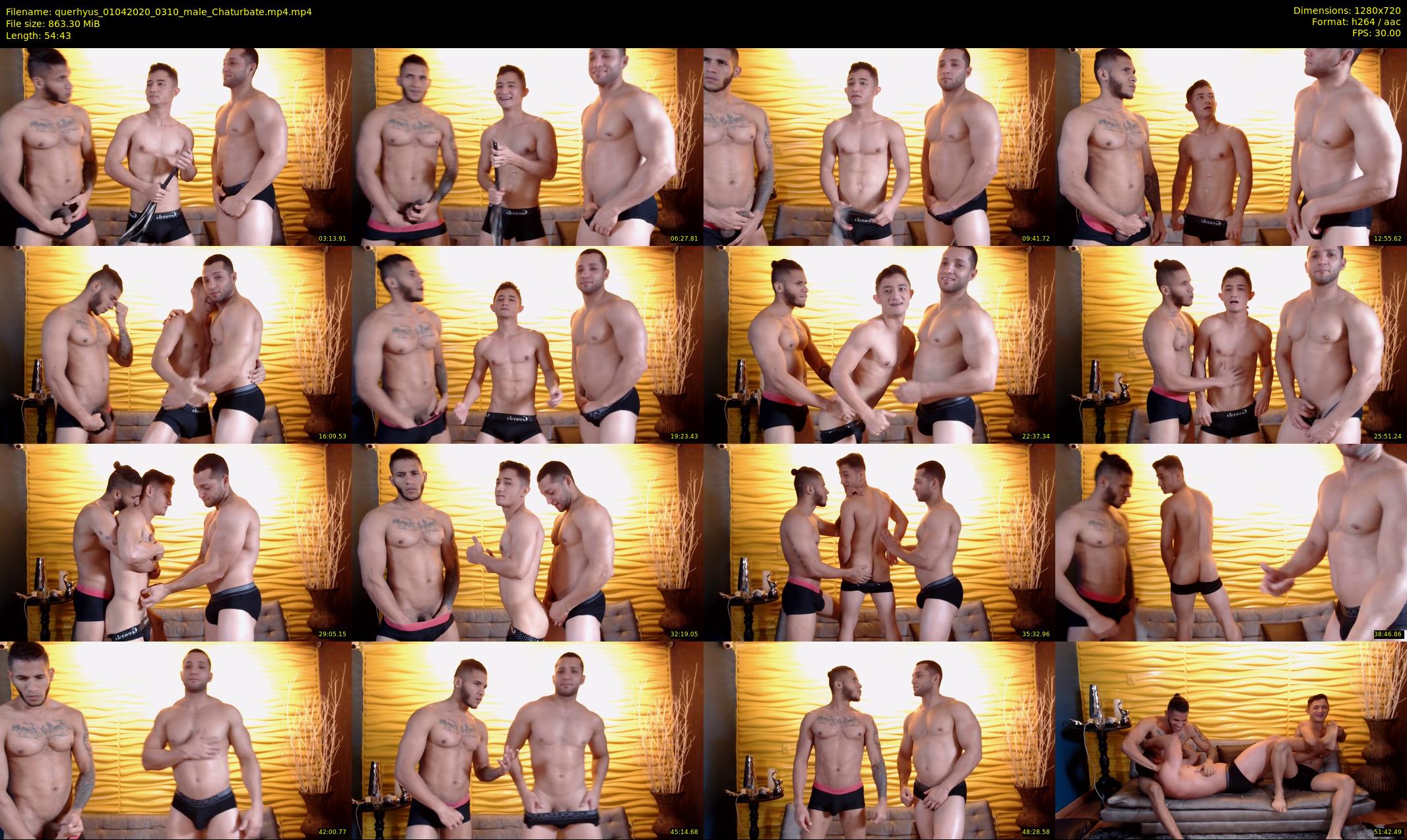 querhyus — 55 minute Chaturbate male cam show recording, 720p, Apr 1, 2020