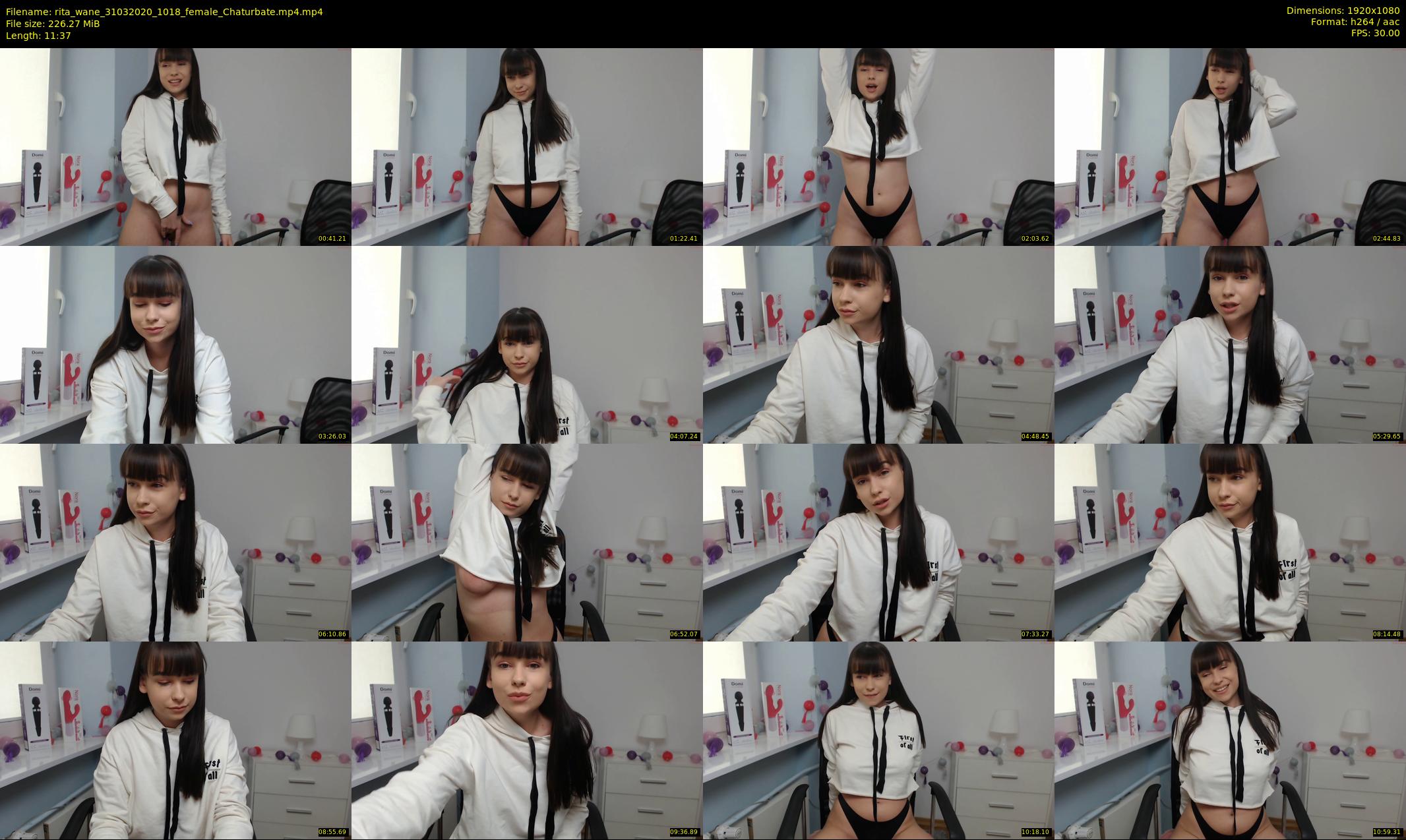 rita_wane — 12 minute Chaturbate female cam show recording, 1080p, Mar 31, 2020