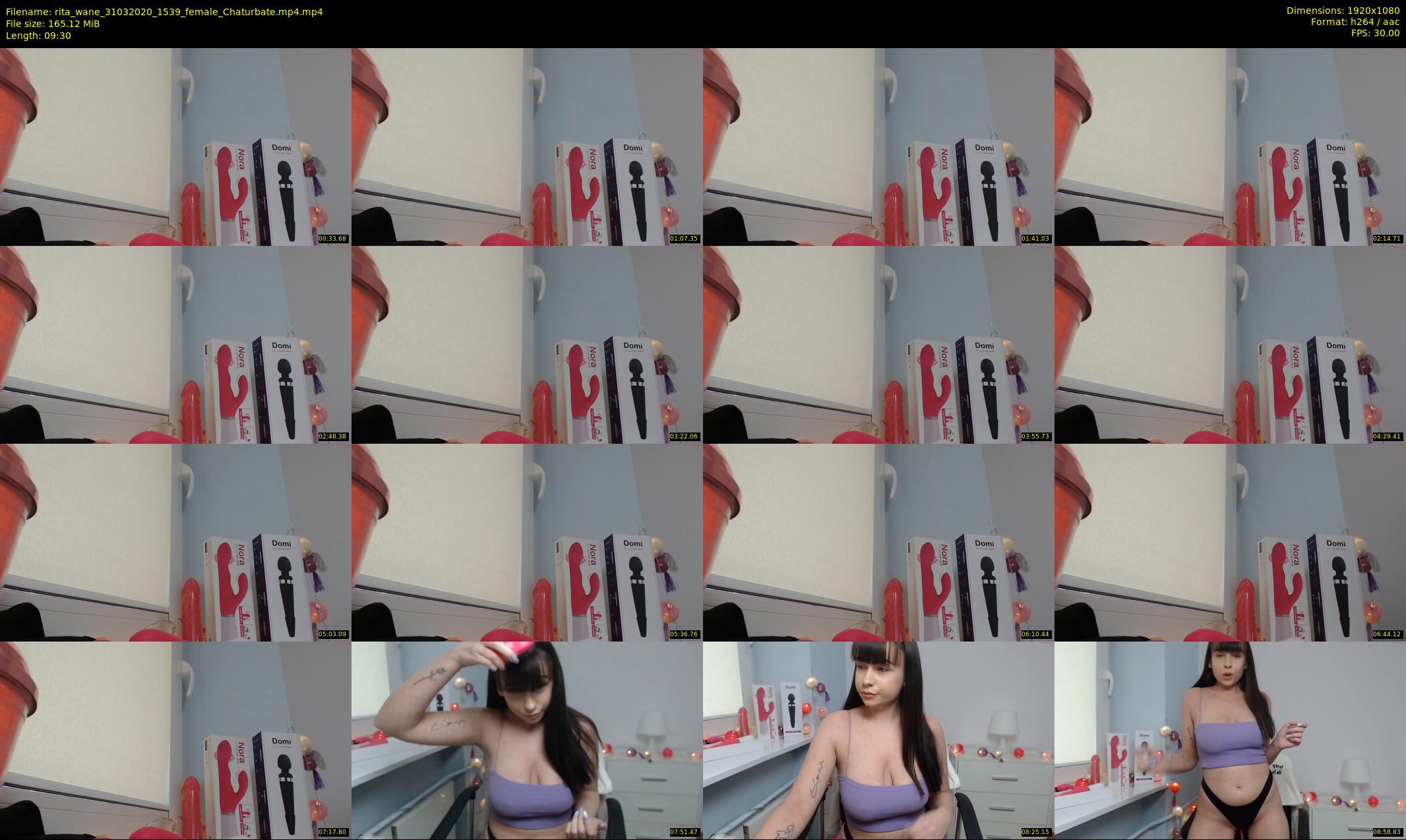 rita_wane — 10 minute Chaturbate female cam show recording, 1080p, Mar 31, 2020