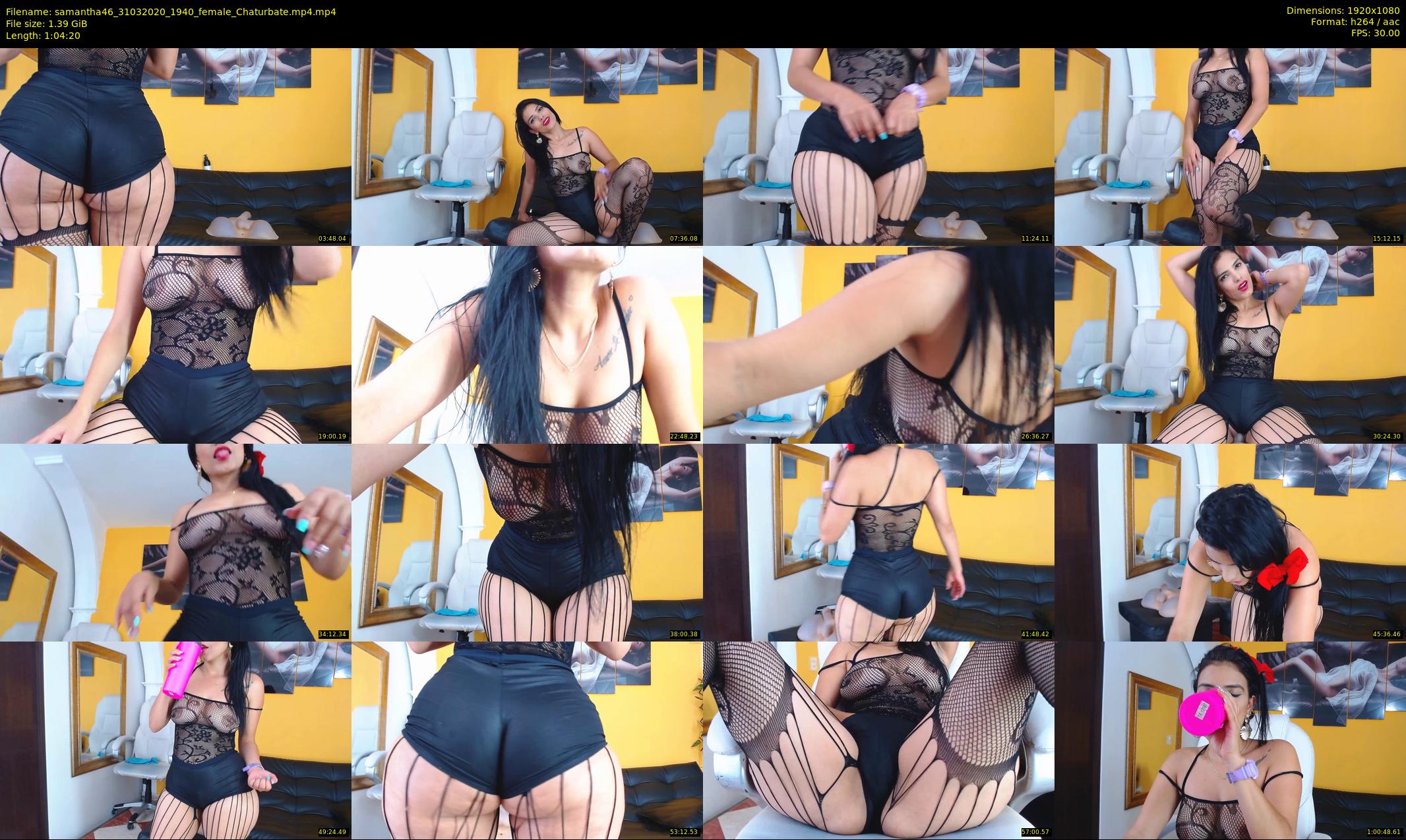 samantha46 — 65 minute Chaturbate female cam show recording, 1080p, Mar 31, 2020