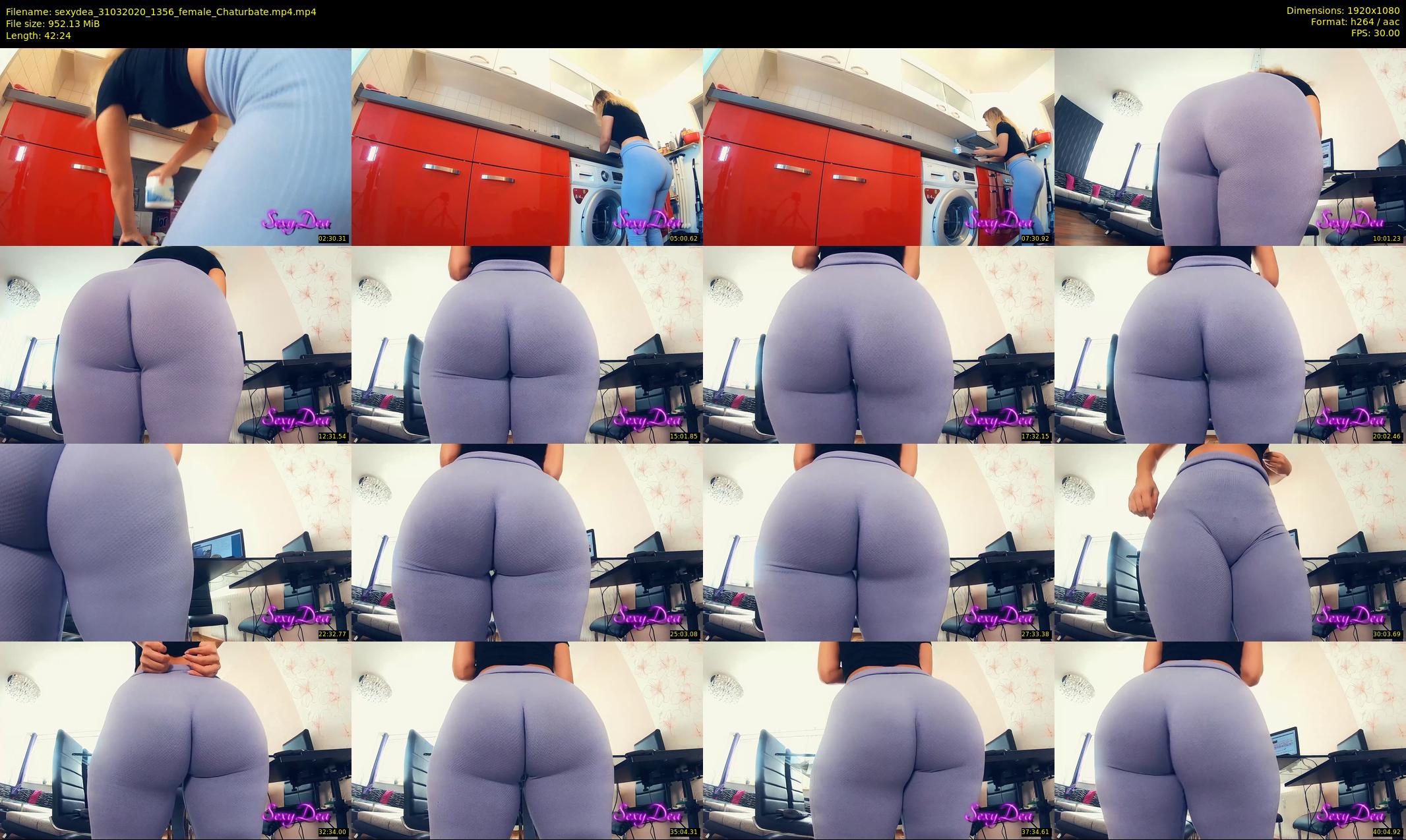 sexydea — 43 minute Chaturbate female cam show recording, 1080p, Mar 31, 2020