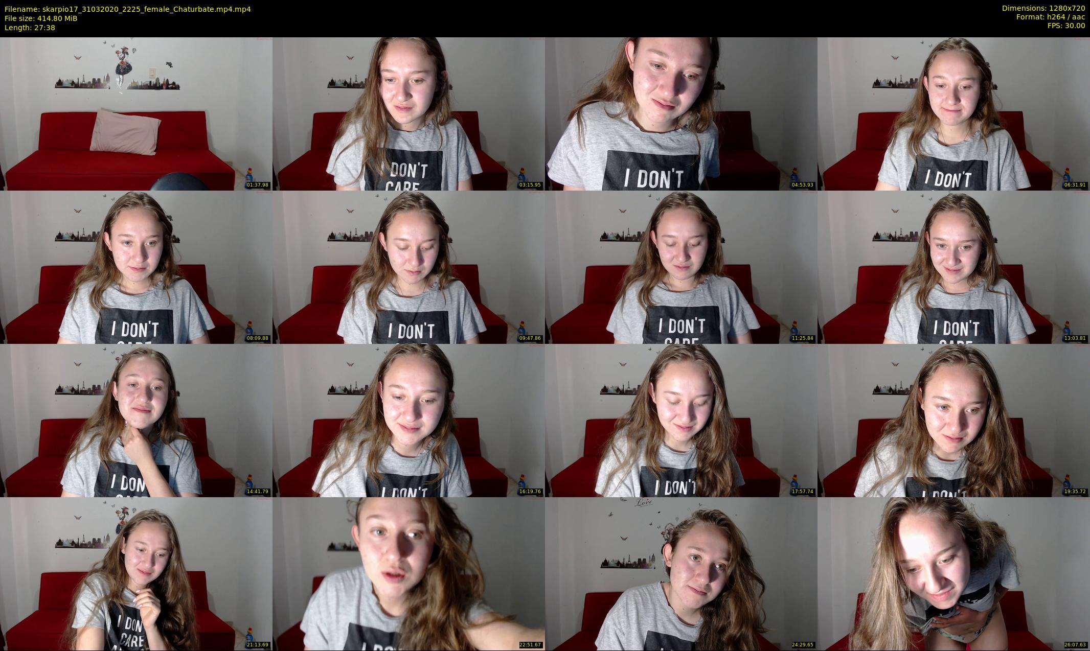 skarpio17 — 28 minute Chaturbate female cam show recording, 720p, Mar 31, 2020