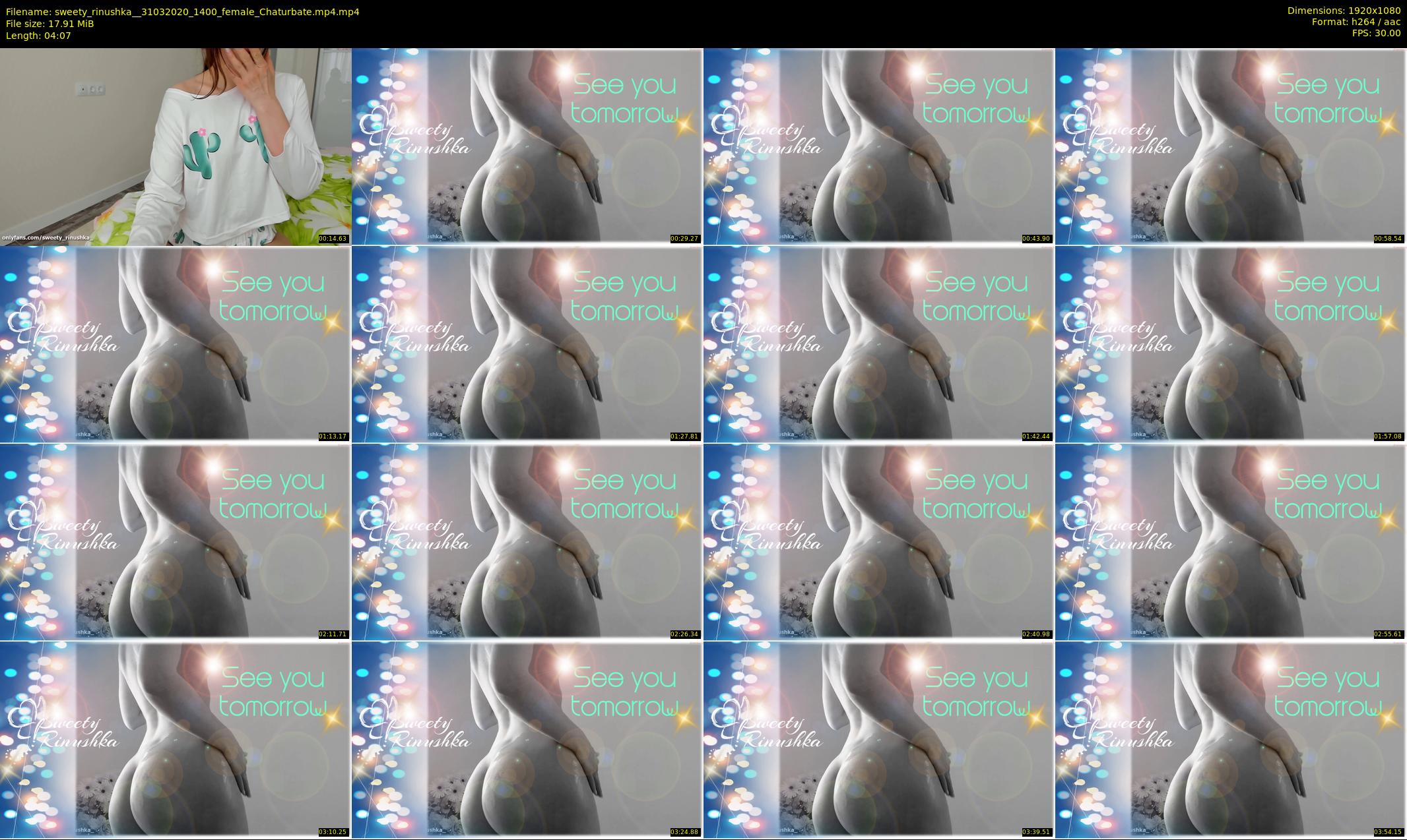 sweety_rinushka_ — 5 minute Chaturbate female cam show recording, 1080p, Mar 31, 2020