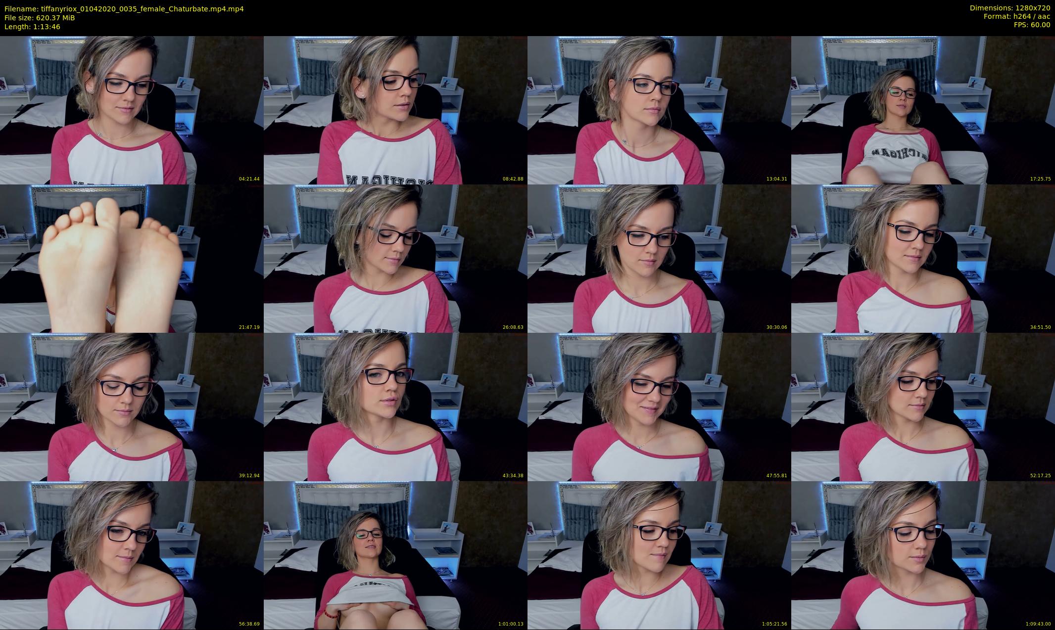 tiffanyriox — 74 minute Chaturbate female cam show recording, 720p, Apr 1, 2020