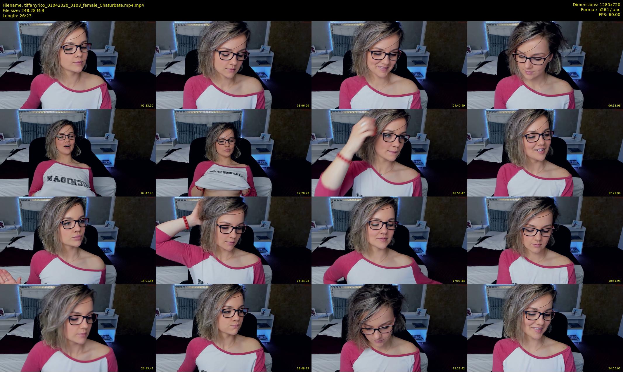 tiffanyriox — 27 minute Chaturbate female cam show recording, 720p, Apr 1, 2020