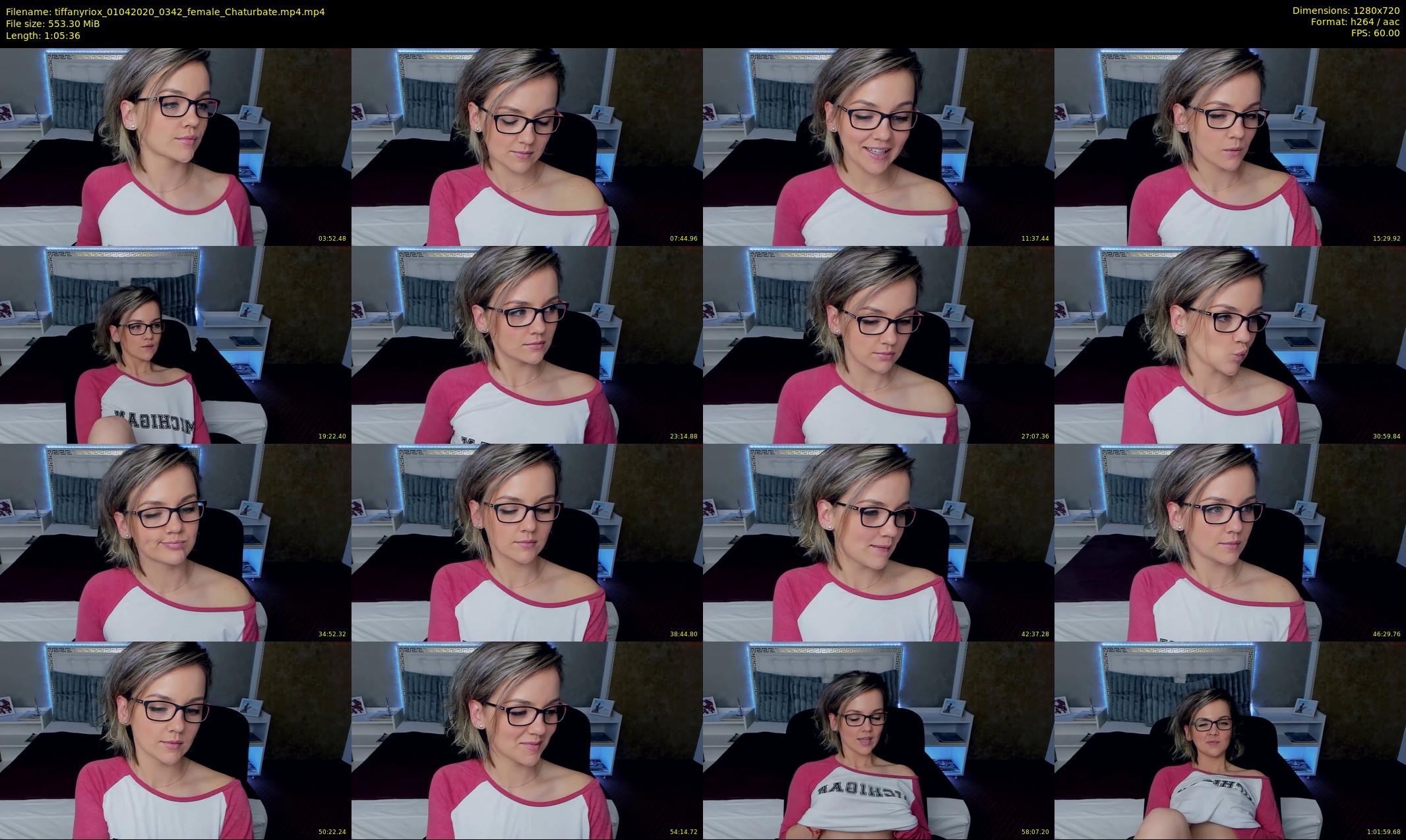 tiffanyriox — 66 minute Chaturbate female cam show recording, 720p, Apr 1, 2020