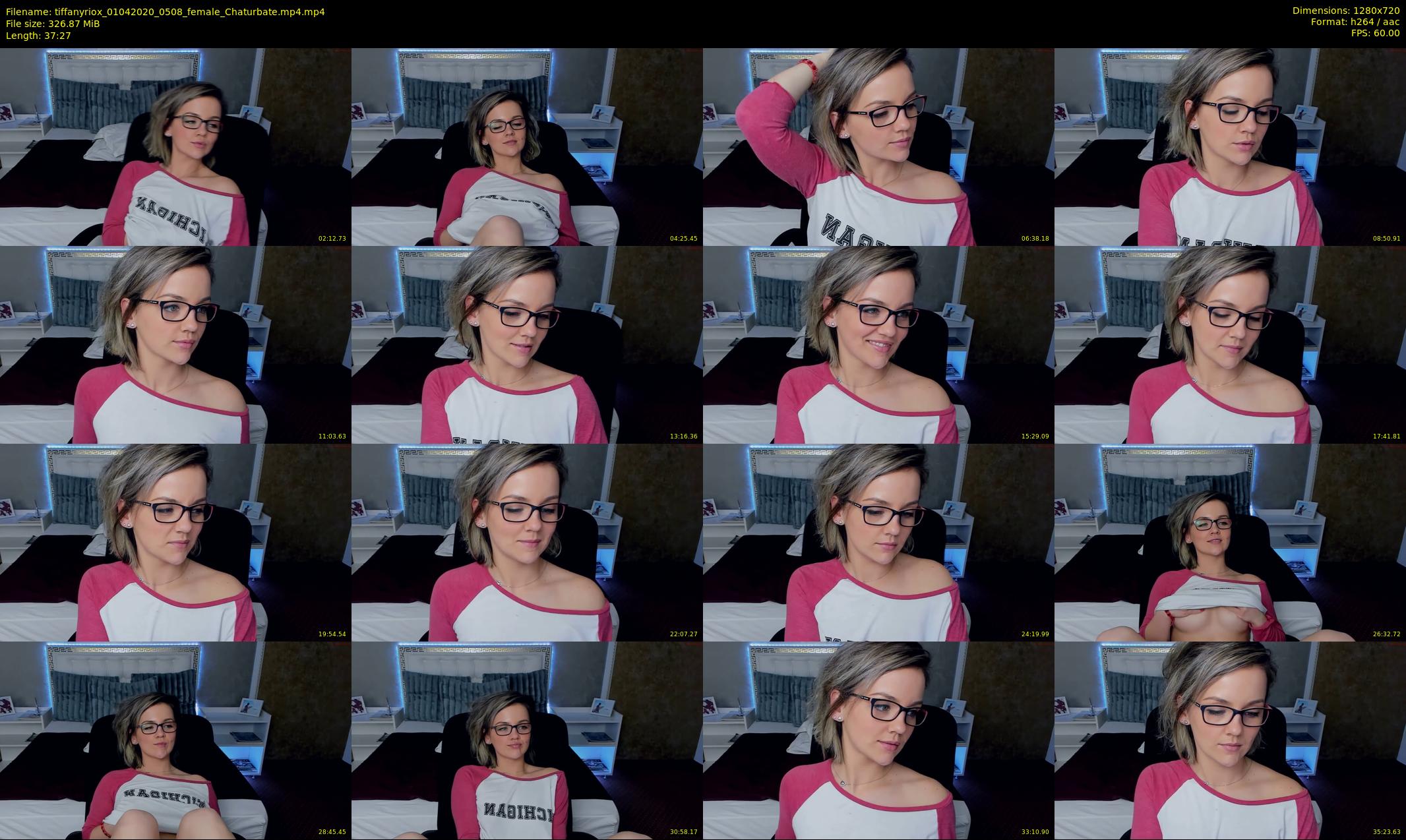 tiffanyriox — 38 minute Chaturbate female cam show recording, 720p, Apr 1, 2020