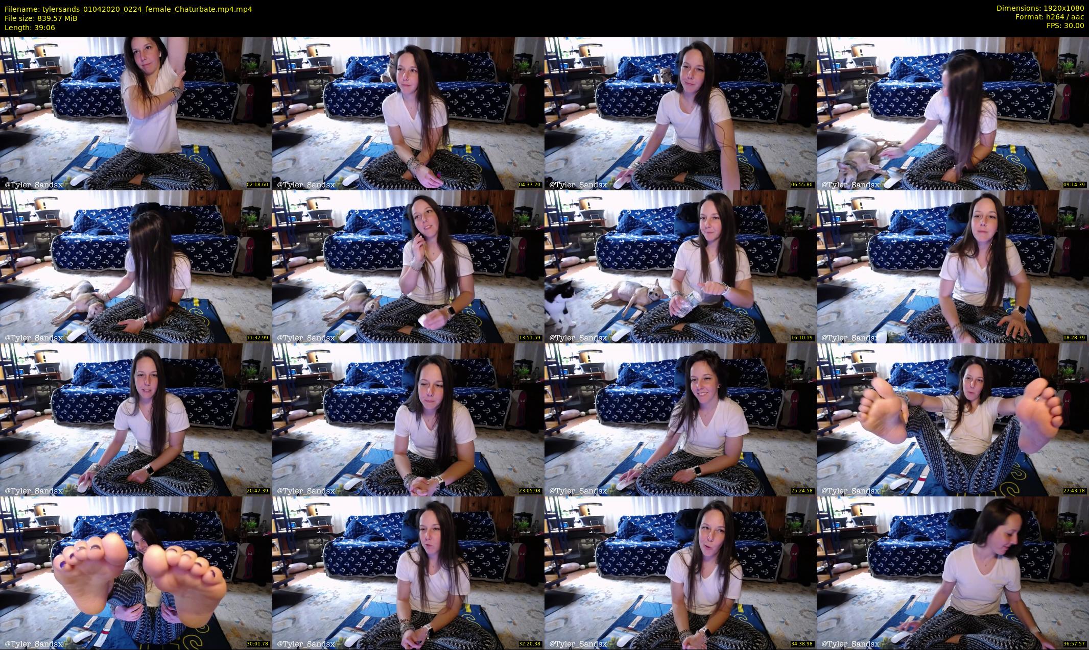 tylersands — 40 minute Chaturbate female cam show recording, 1080p, Apr 1, 2020