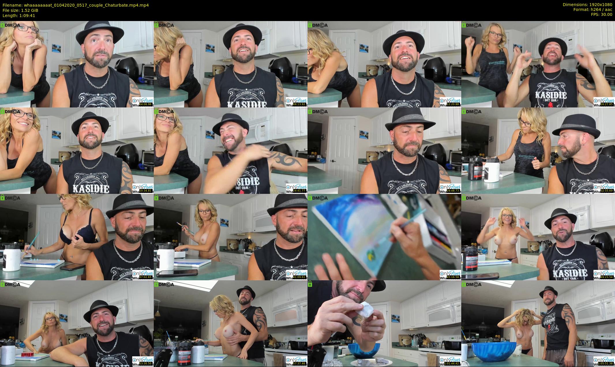 whaaaaaaaat — 70 minute Chaturbate couple cam show recording, 1080p, Apr 1, 2020