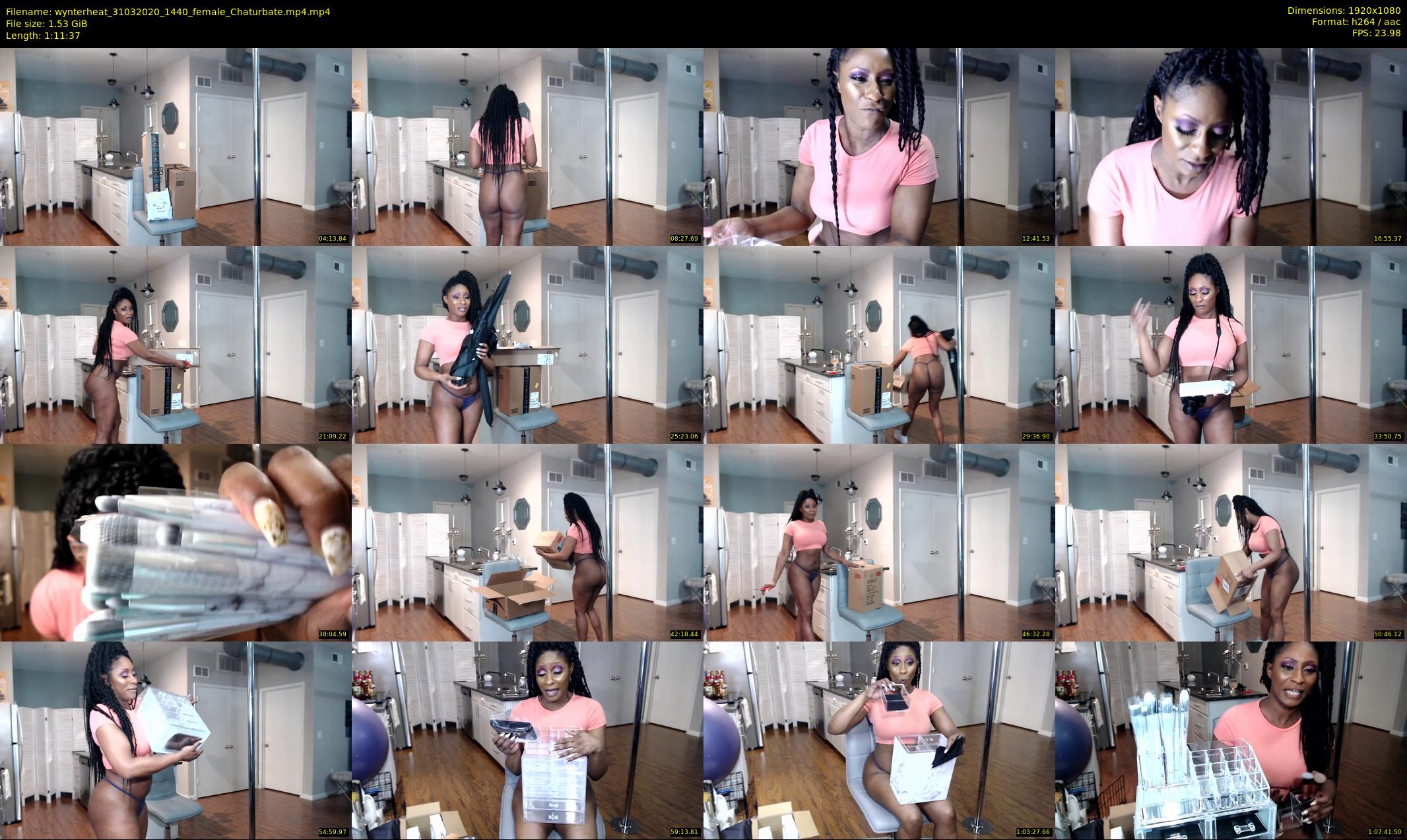 wynterheat — 72 minute Chaturbate female cam show recording, 1080p, Mar 31, 2020