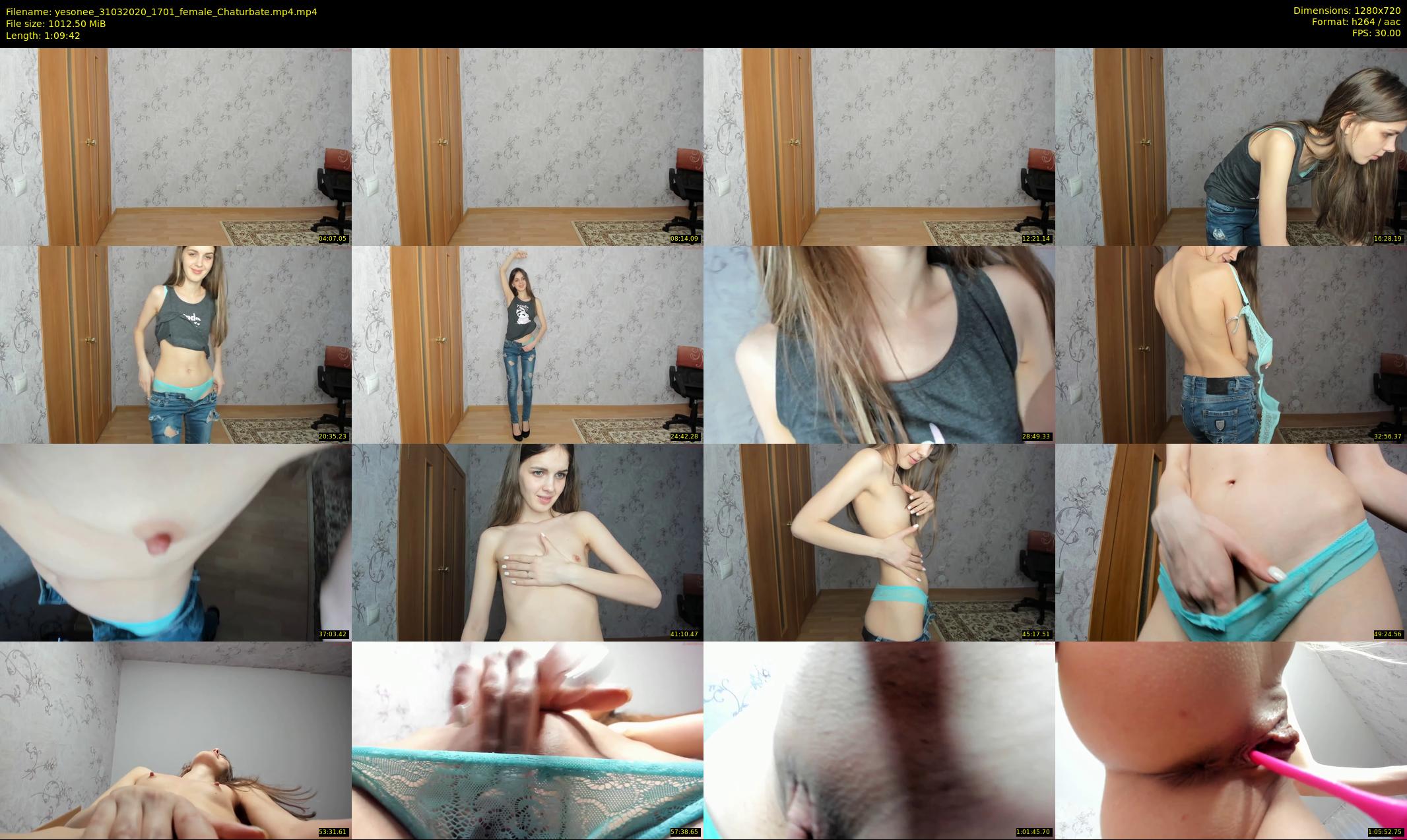 yesonee — 70 minute Chaturbate female cam show recording, 720p, Mar 31, 2020