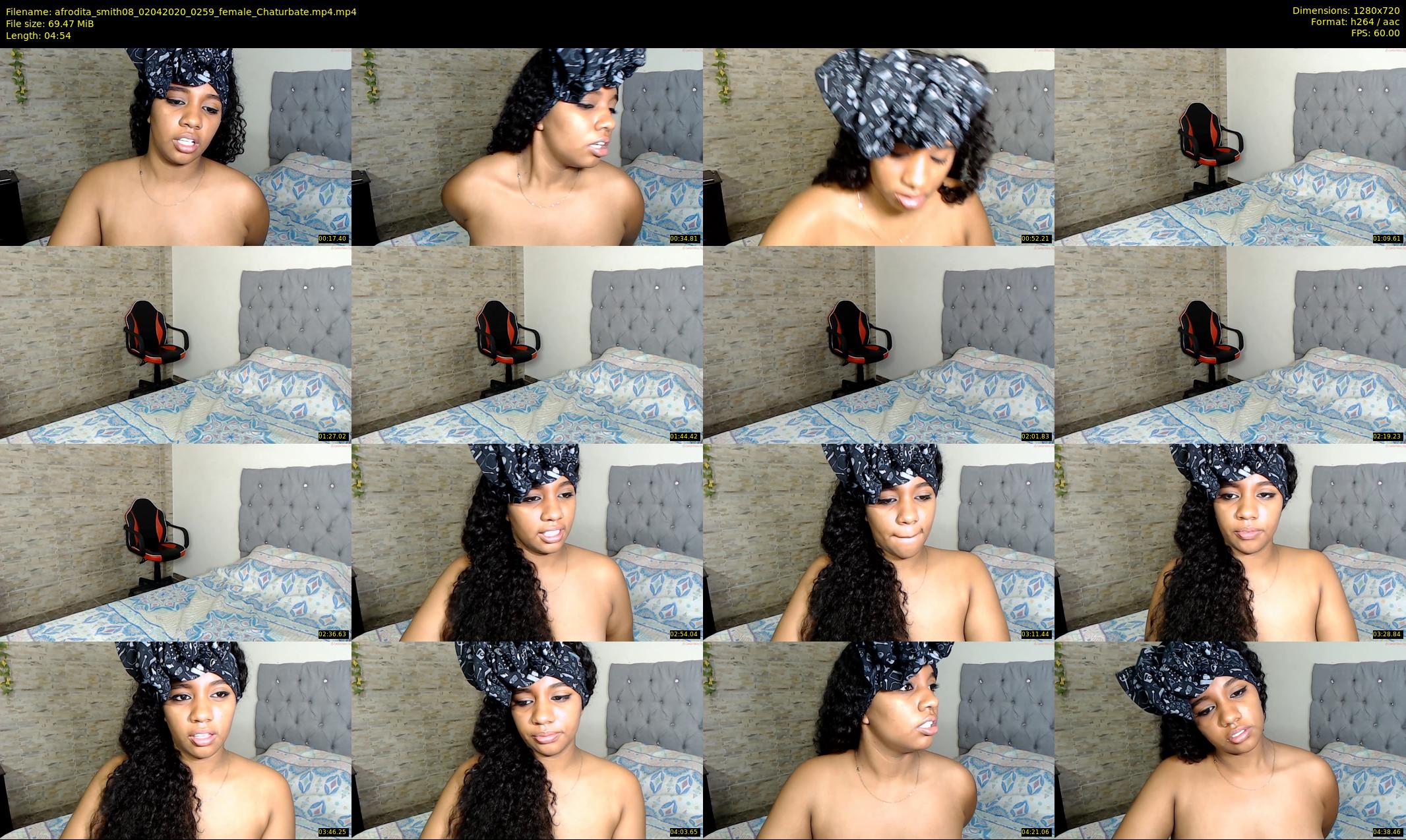 afrodita_smith08 — 5 minute Chaturbate female cam show recording, 720p, Apr 2, 2020