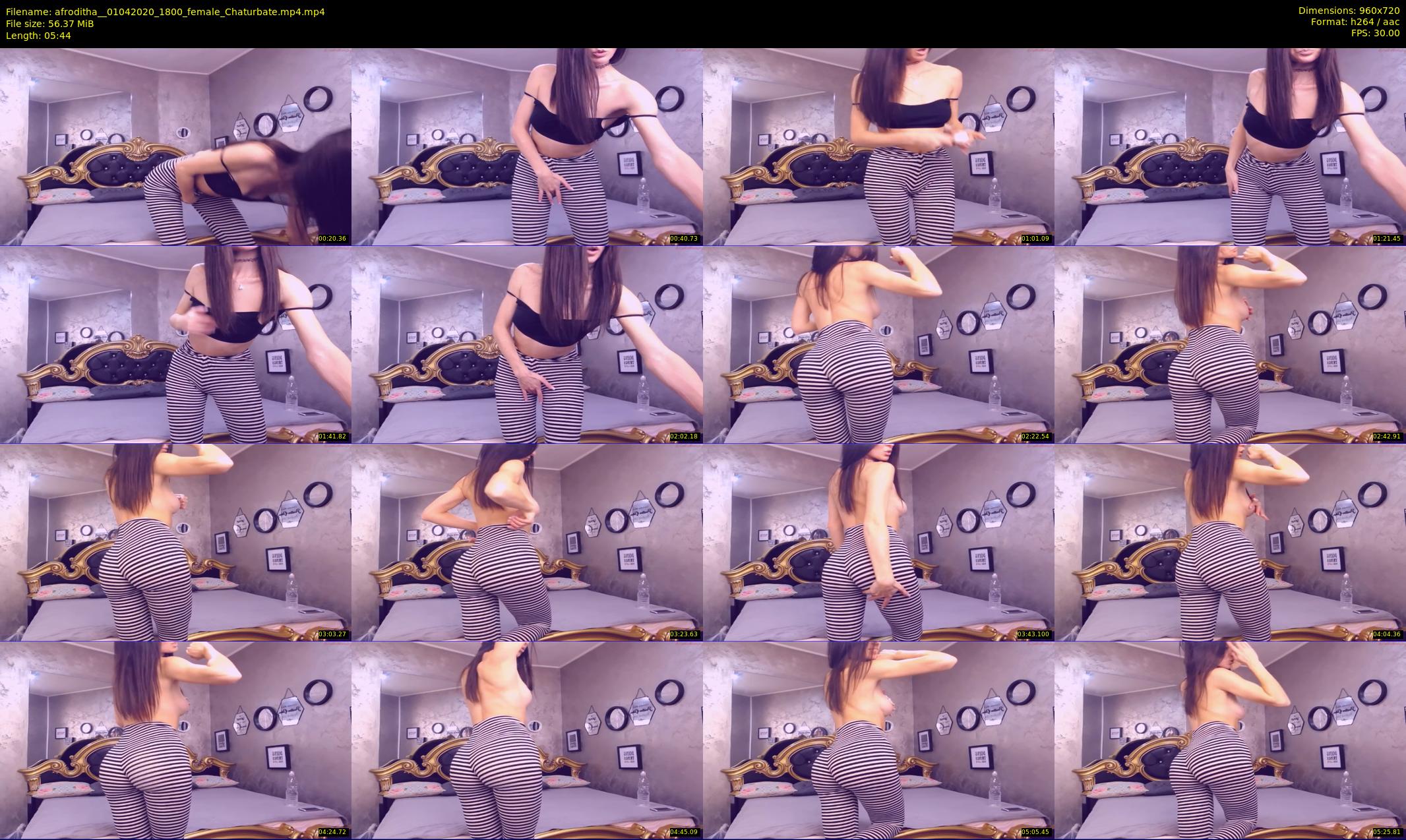 afroditha_ — 6 minute Chaturbate female cam show recording, 720p, Apr 1, 2020
