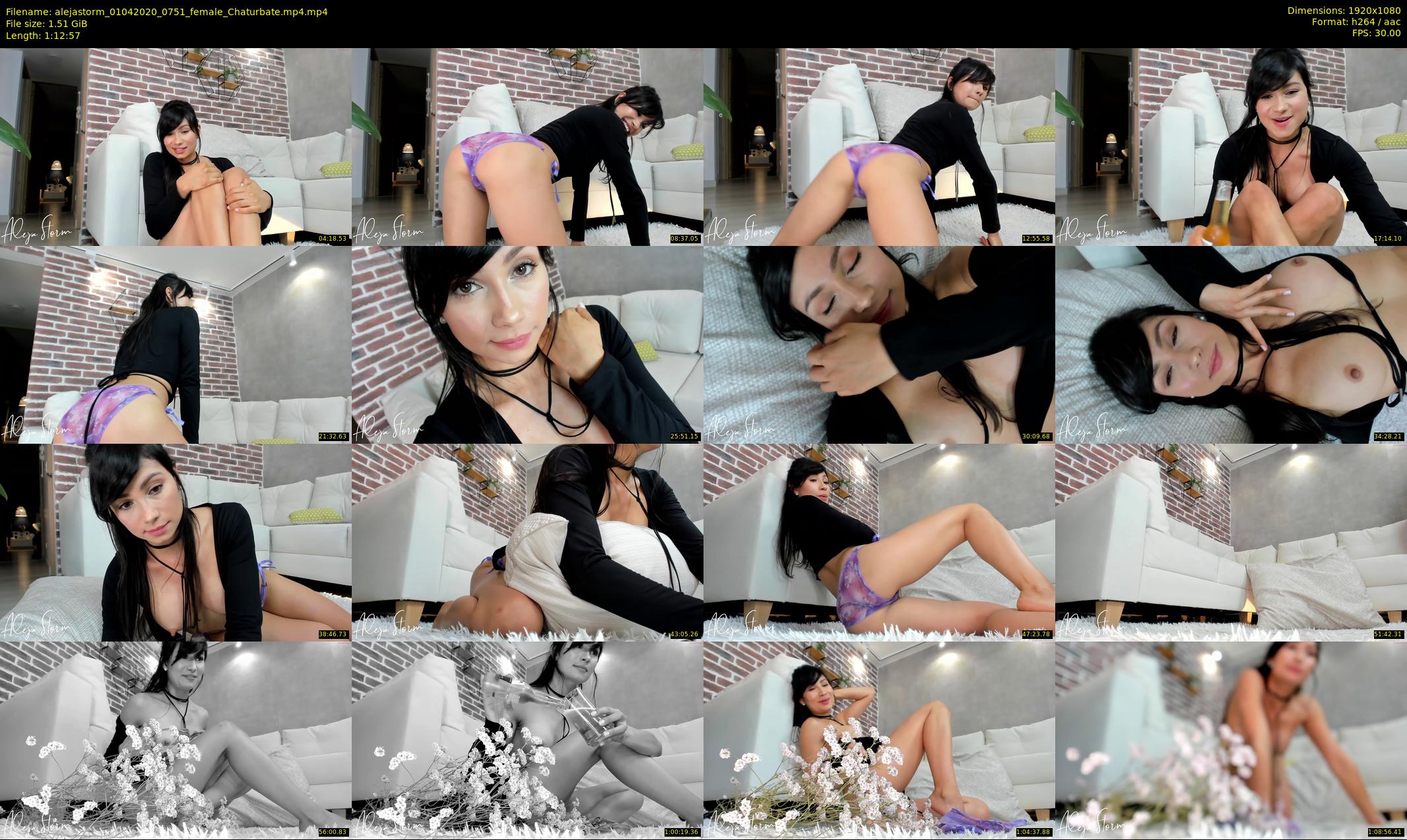 alejastorm — 73 minute Chaturbate female cam show recording, 1080p, Apr 1, 2020
