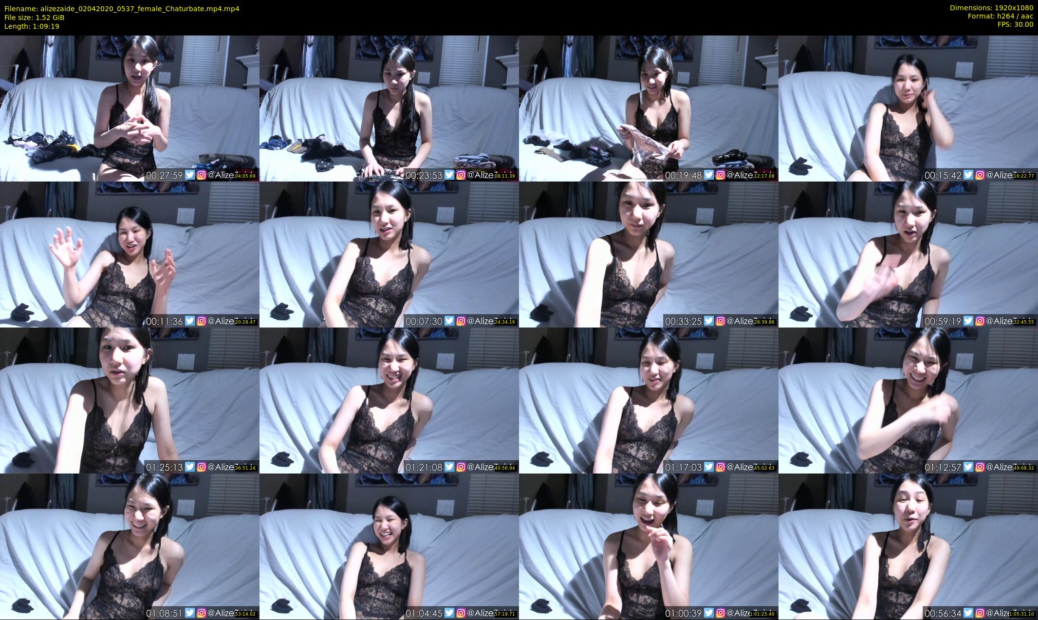 alizezaide — 70 minute Chaturbate female cam show recording, 1080p, Apr 2, 2020