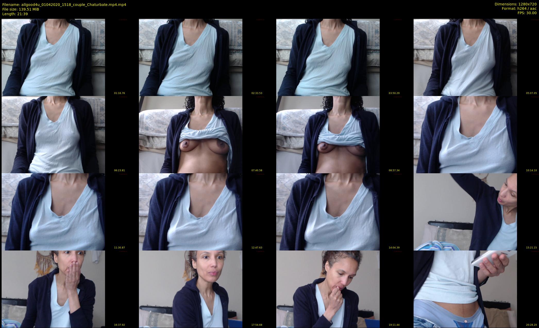 allgood4u — 22 minute Chaturbate couple cam show recording, 720p, Apr 1, 2020