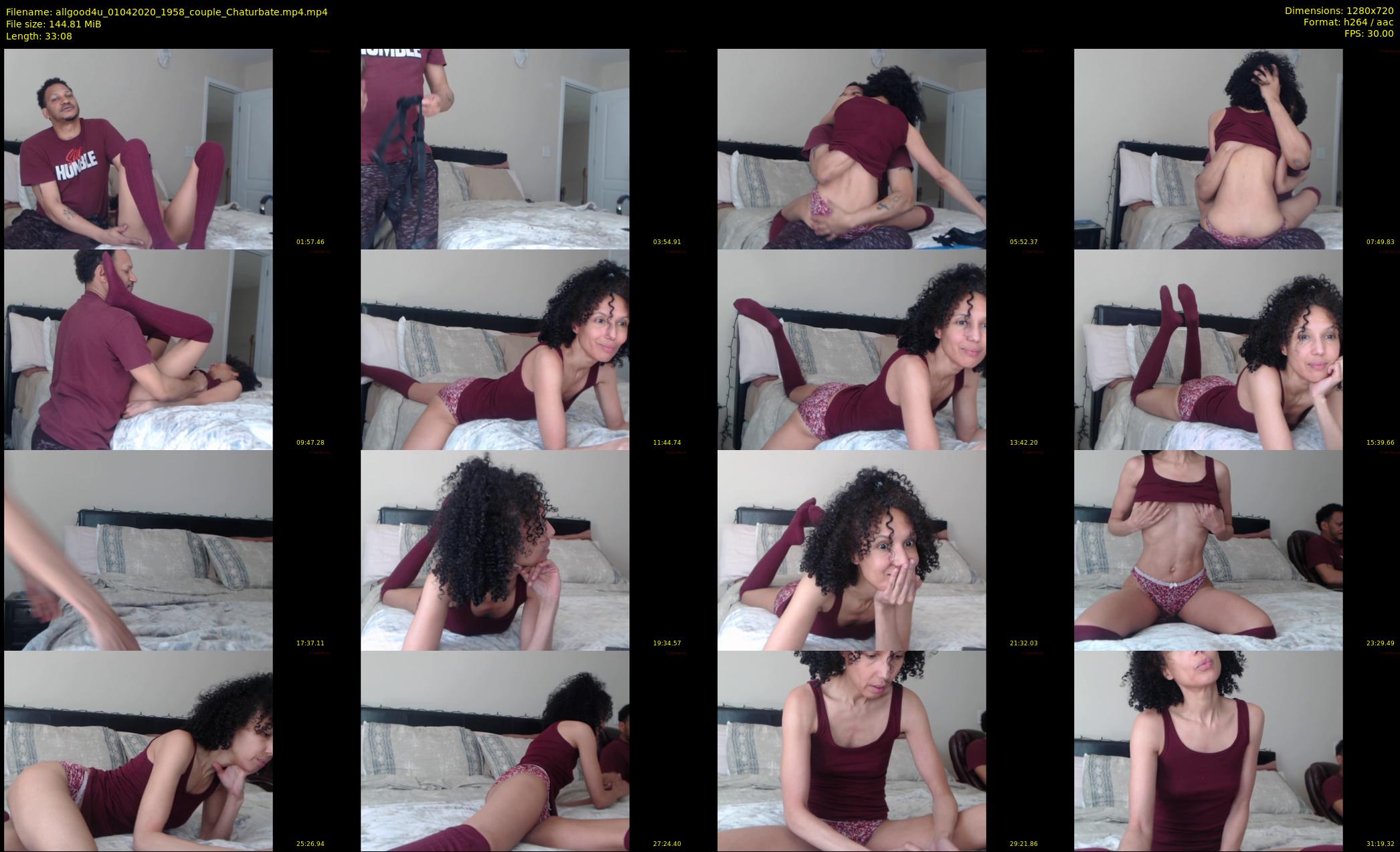 allgood4u — 34 minute Chaturbate couple cam show recording, 720p, Apr 1, 2020