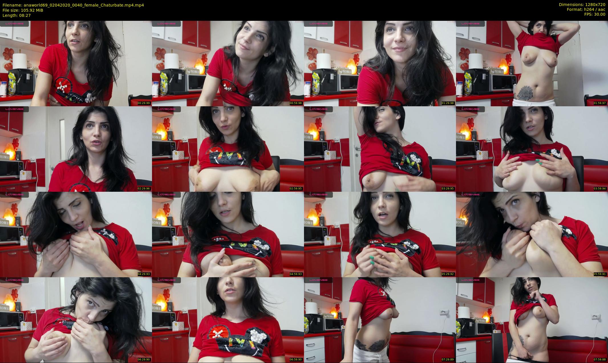 anaworld69 — 9 minute Chaturbate female cam show recording, 720p, Apr 2, 2020