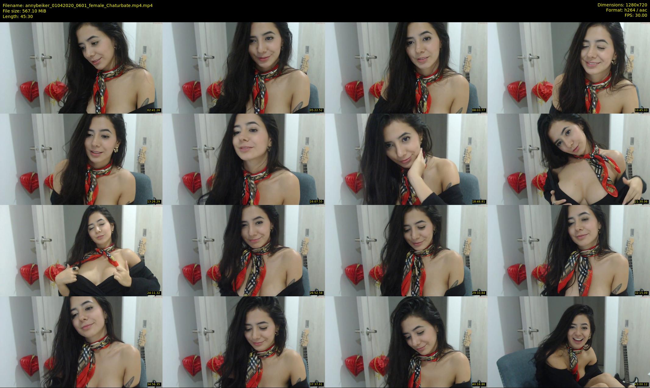 annybeiker — 46 minute Chaturbate female cam show recording, 720p, Apr 1, 2020