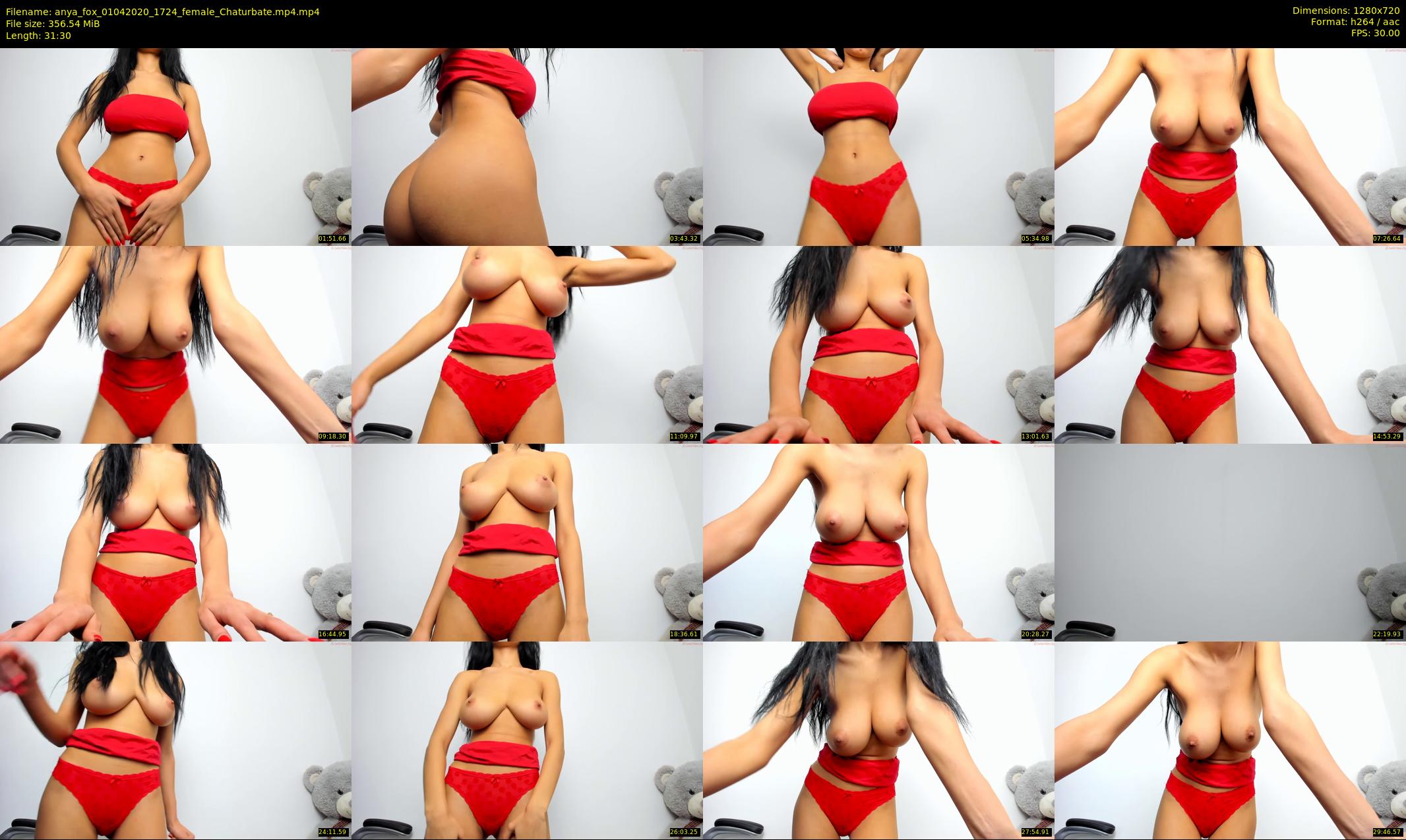 anya_fox — 32 minute Chaturbate female cam show recording, 720p, Apr 1, 2020
