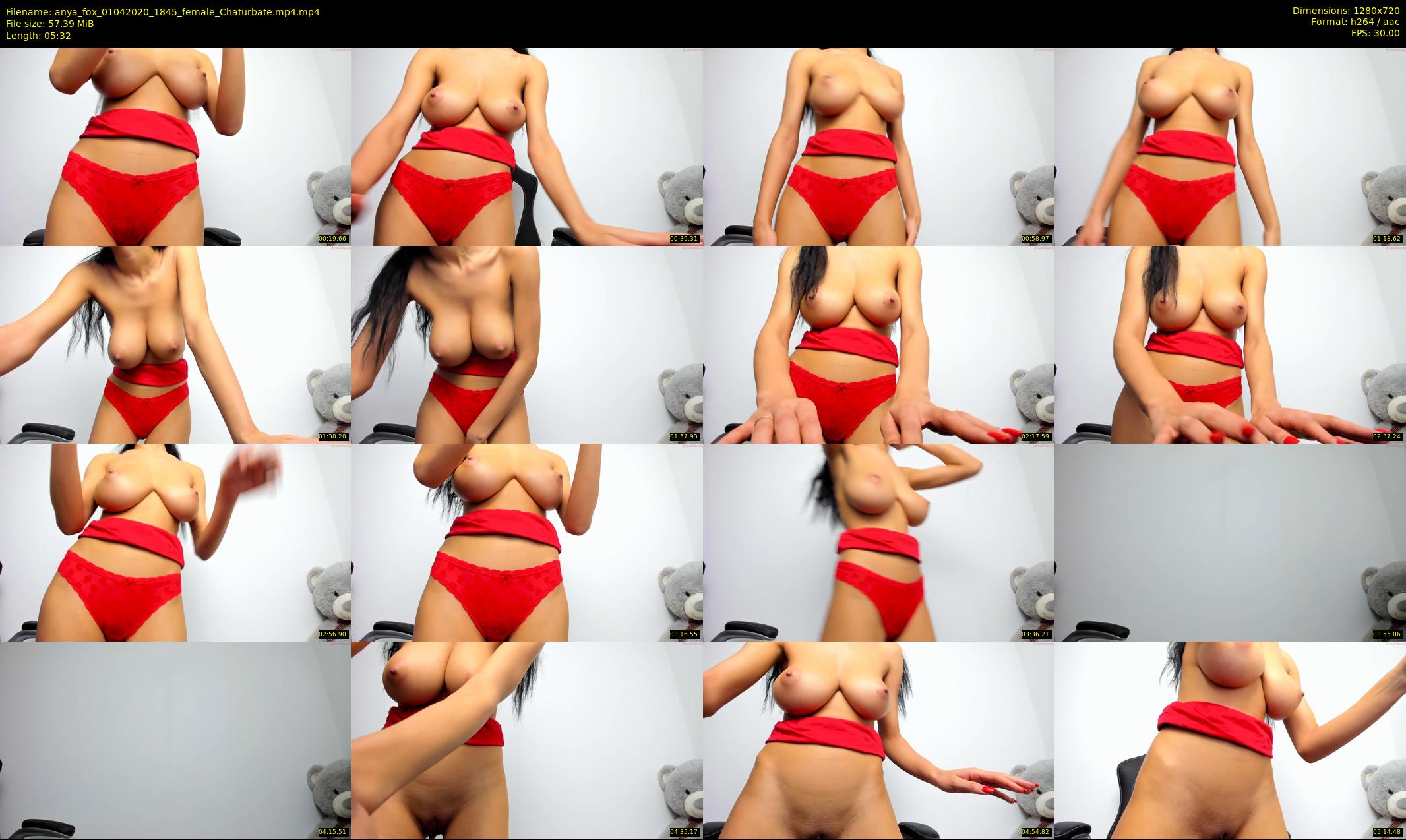 anya_fox — 6 minute Chaturbate female cam show recording, 720p, Apr 1, 2020