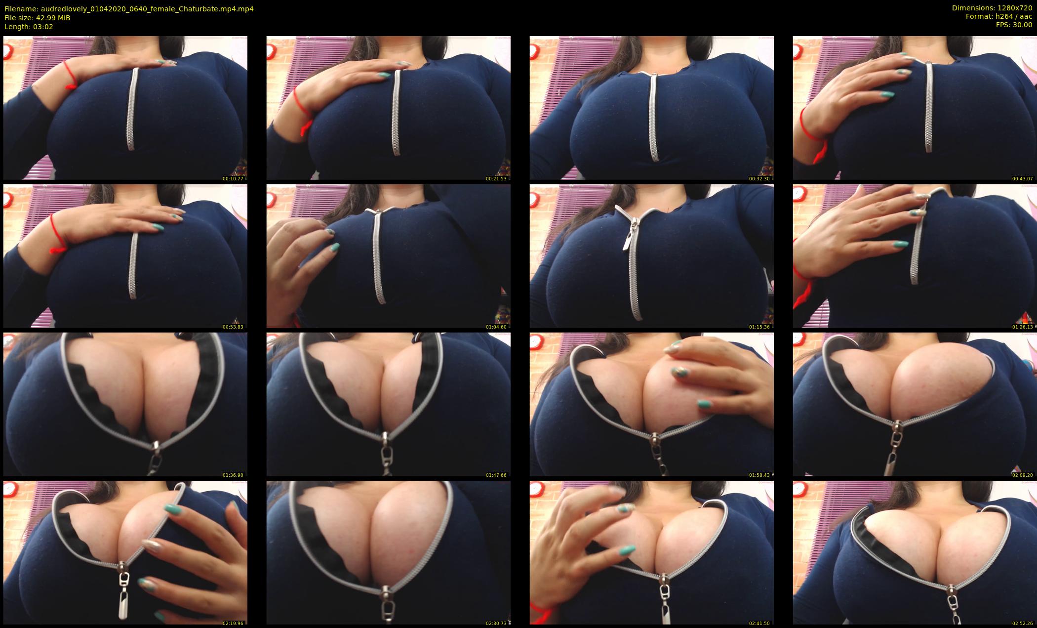 audredlovely — 4 minute Chaturbate female cam show recording, 720p, Apr 1, 2020
