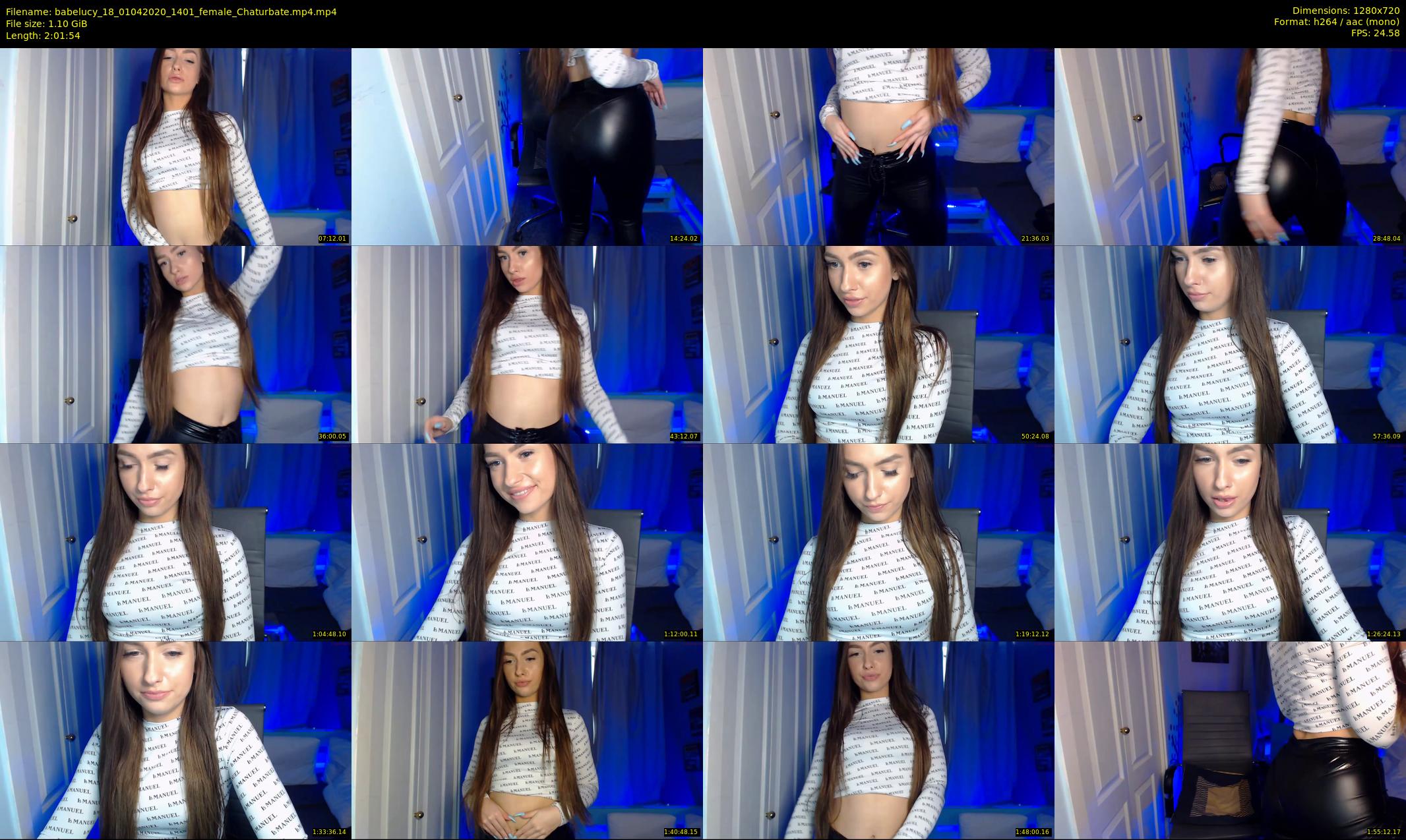 babelucy_18 — 122 minute Chaturbate female cam show recording, 720p, Apr 1, 2020