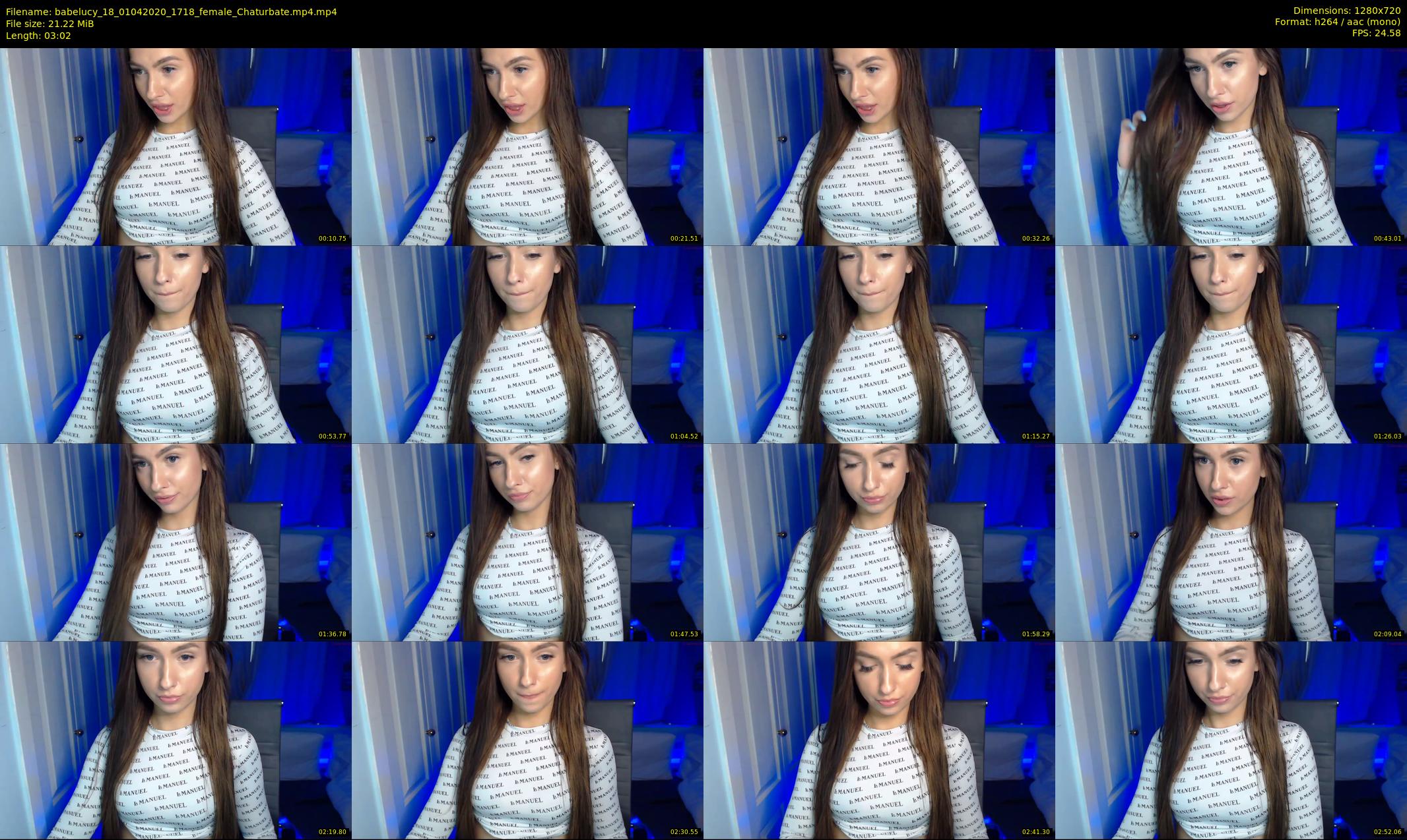 babelucy_18 — 4 minute Chaturbate female cam show recording, 720p, Apr 1, 2020