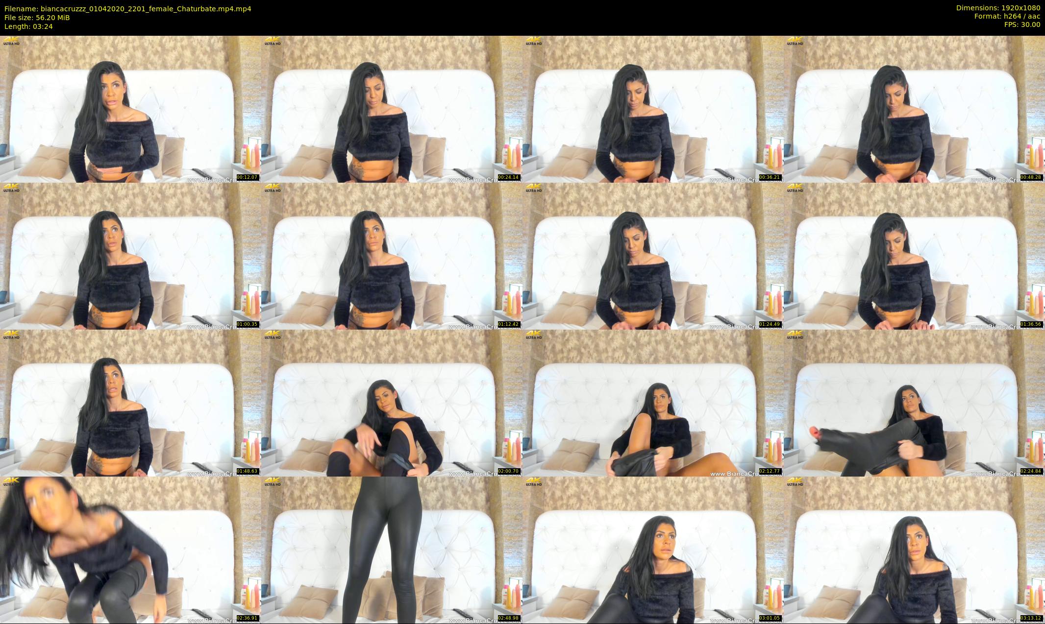 biancacruzzz — 4 minute Chaturbate female cam show recording, 1080p, Apr 1, 2020