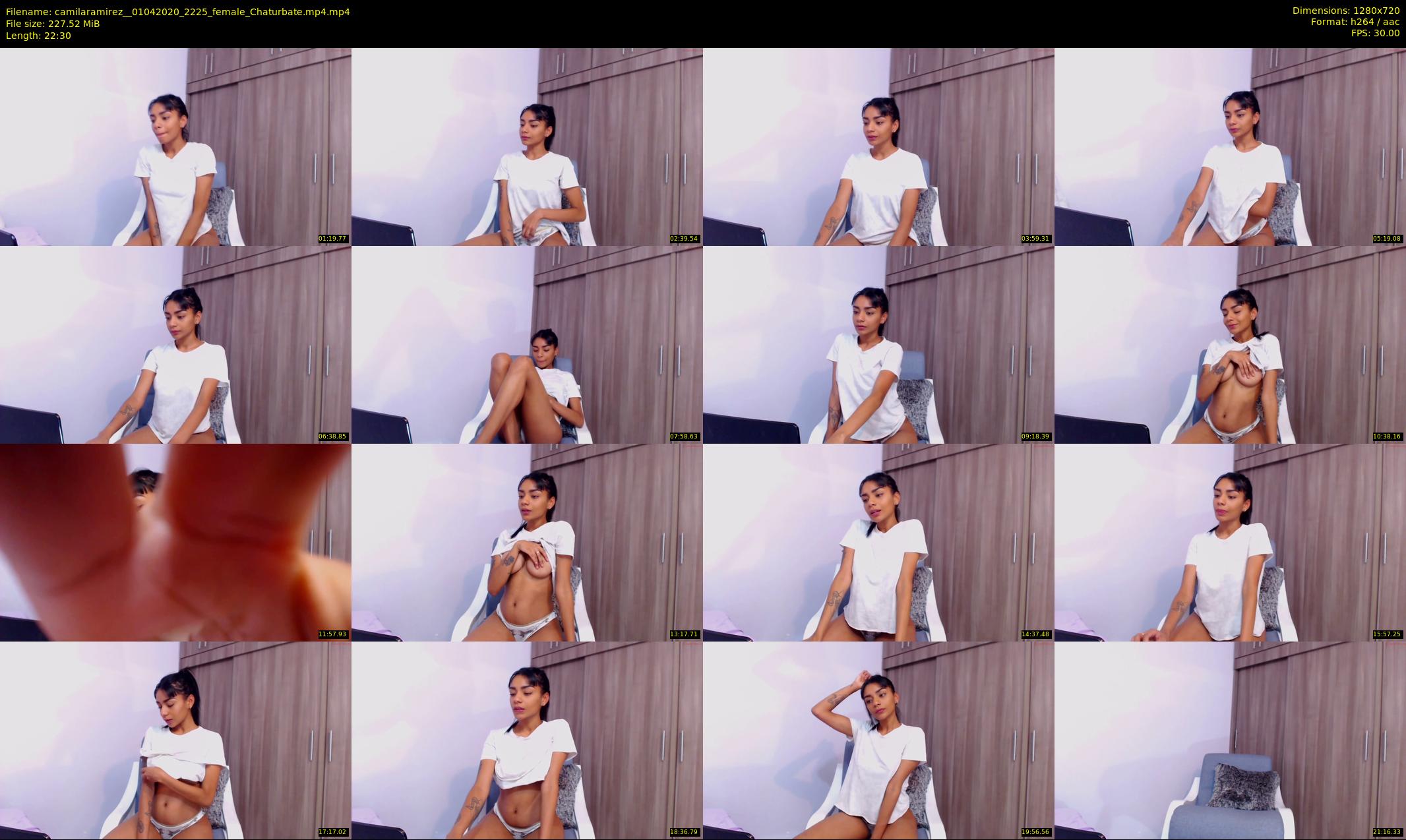 camilaramirez_ — 23 minute Chaturbate female cam show recording, 720p, Apr 1, 2020
