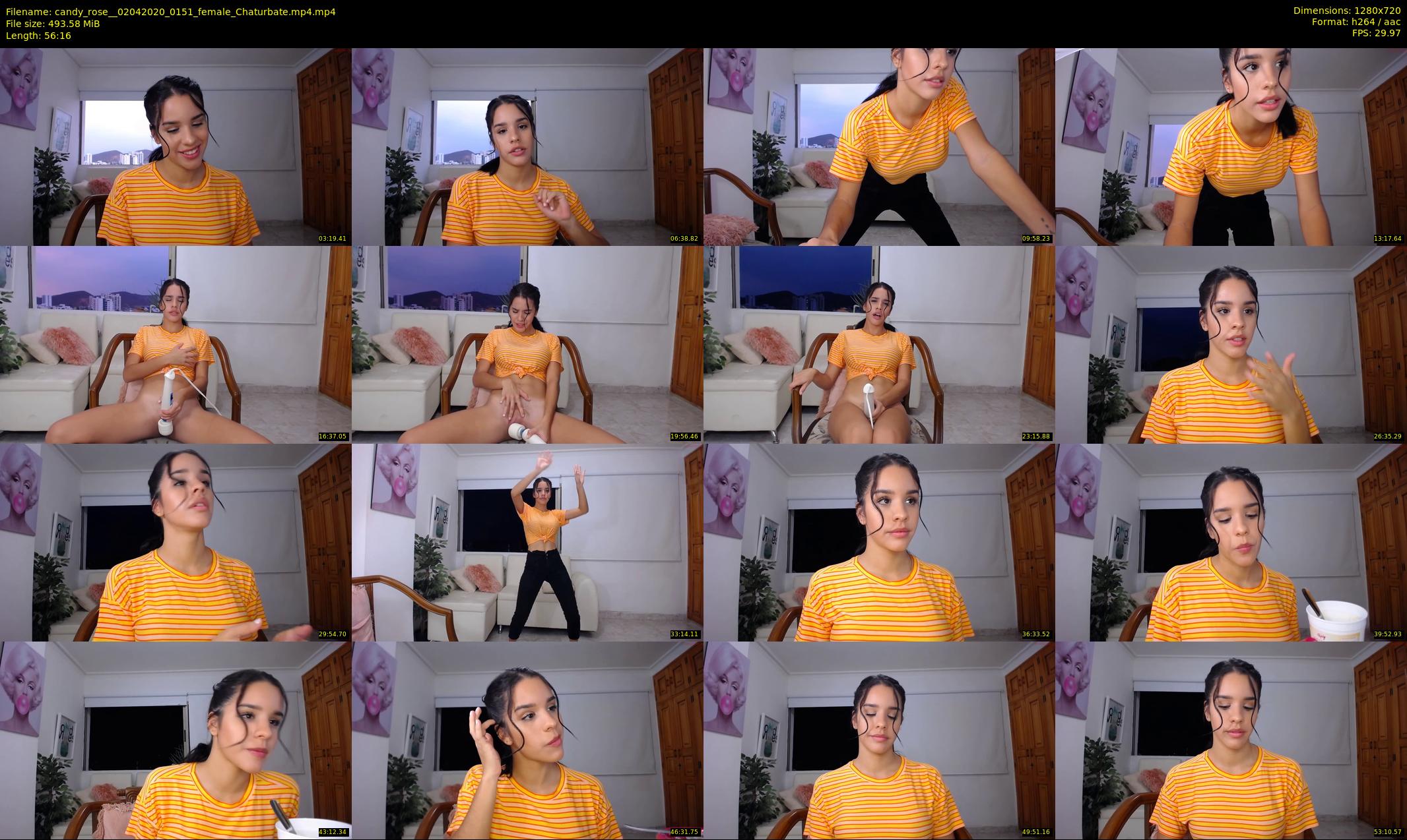 candy_rose_ — 57 minute Chaturbate female cam show recording, 720p, Apr 2, 2020