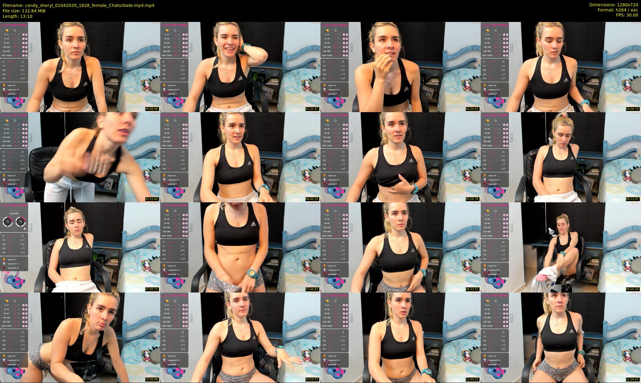 candy_sheryl — 14 minute Chaturbate female cam show recording, 720p, Apr 1, 2020