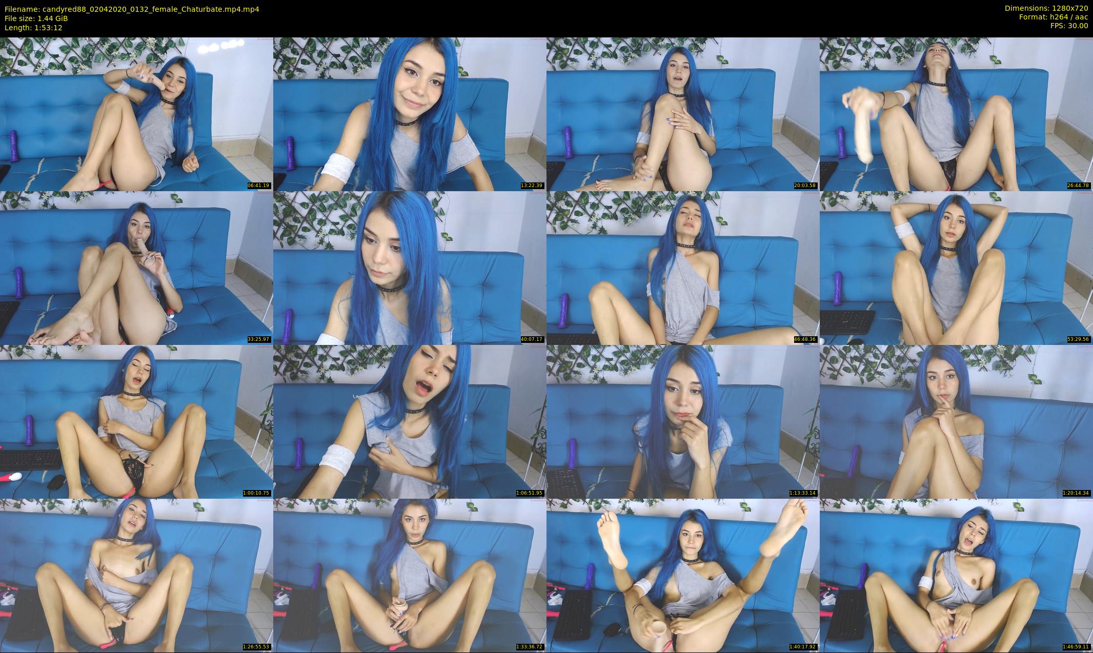 candyred88 — 114 minute Chaturbate female cam show recording, 720p, Apr 2, 2020