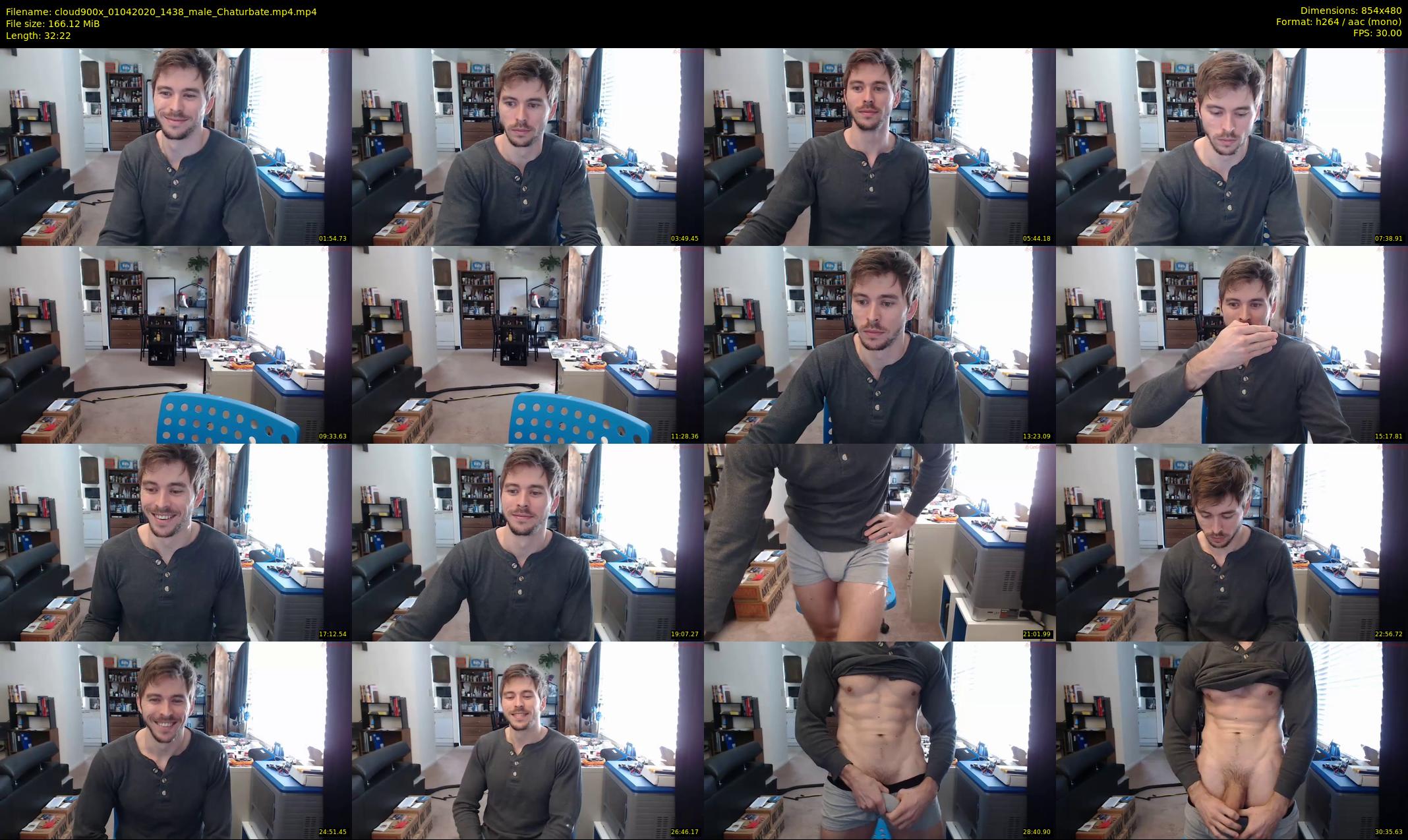 cloud900x — 33 minute Chaturbate male cam show recording, 480p, Apr 1, 2020