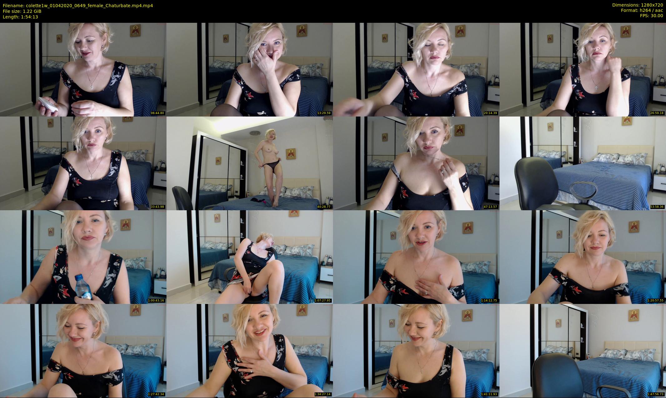 colette1w — 115 minute Chaturbate female cam show recording, 720p, Apr 1, 2020