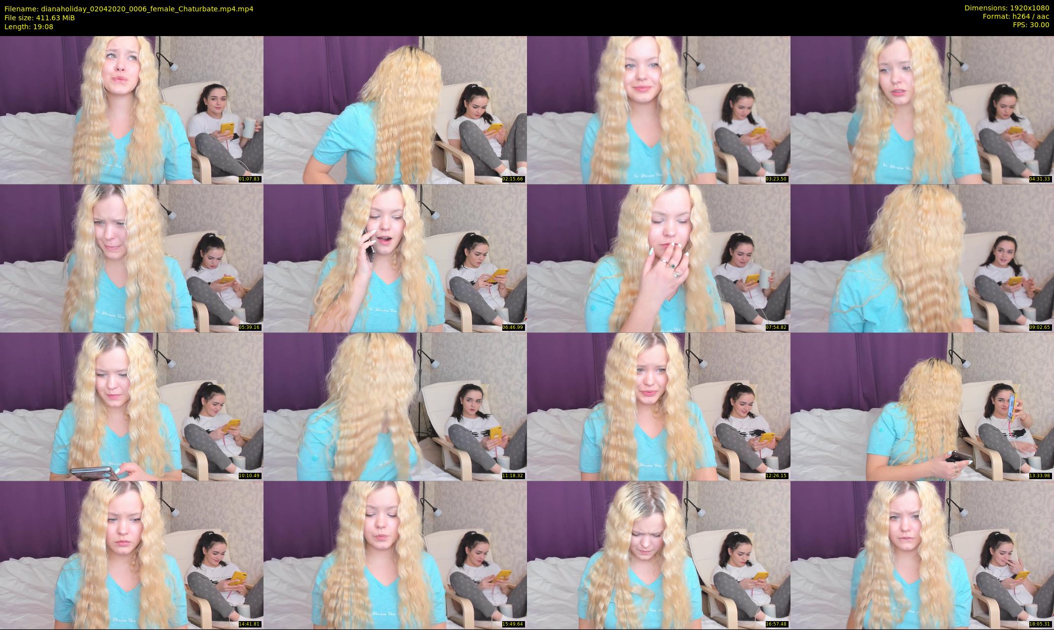 dianaholiday — 20 minute Chaturbate female cam show recording, 1080p, Apr 2, 2020