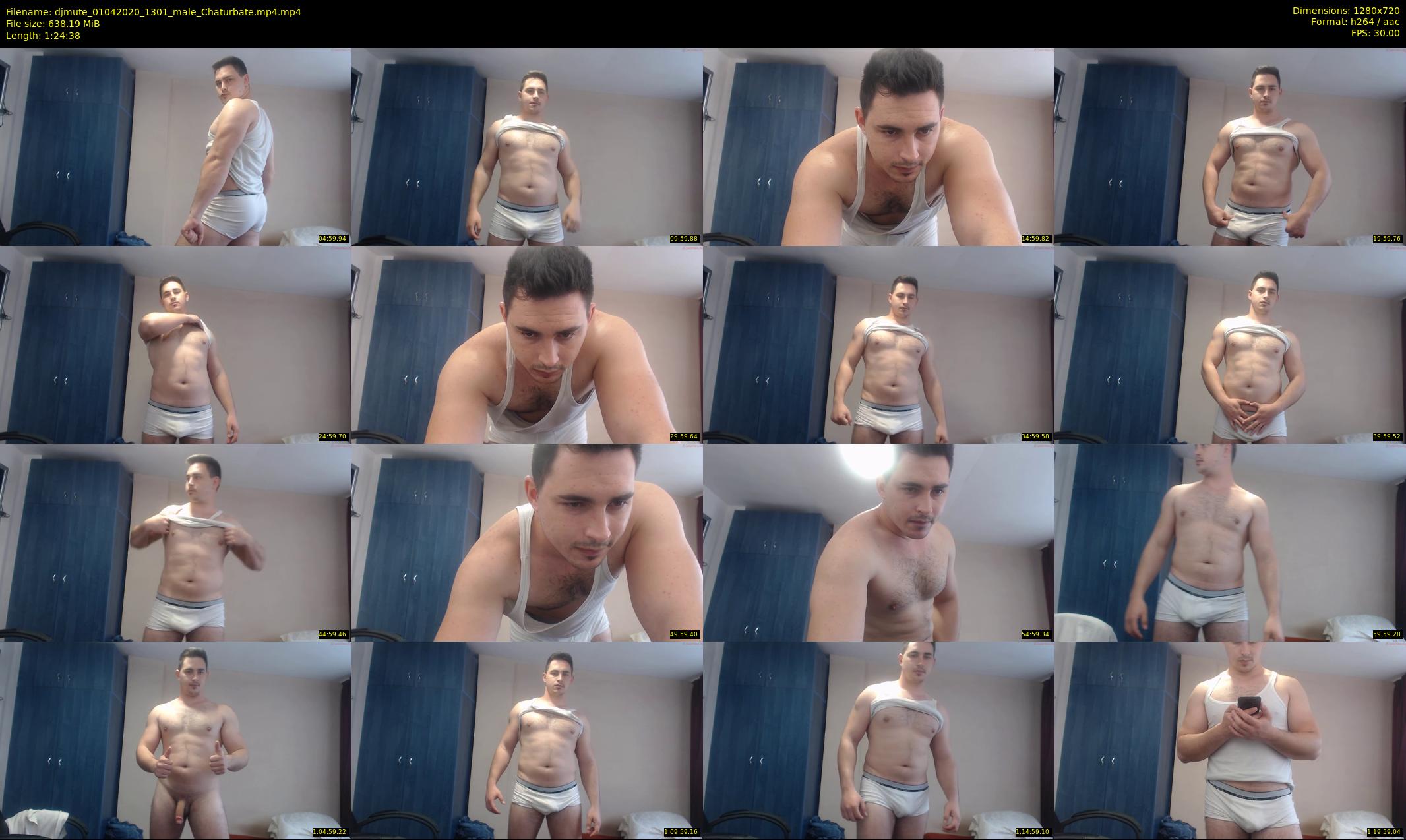 djmute — 85 minute Chaturbate male cam show recording, 720p, Apr 1, 2020