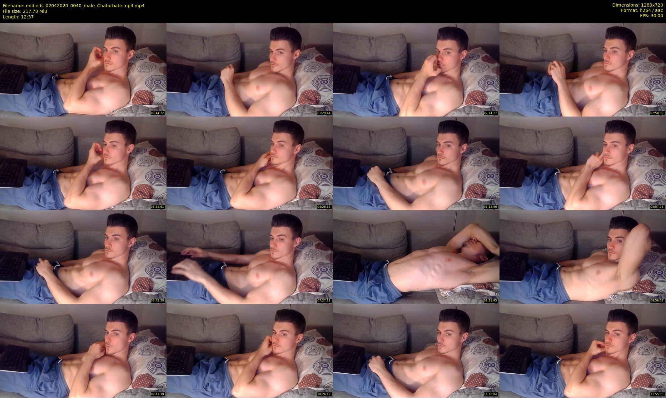 eddieds — 13 minute Chaturbate male cam show recording, 720p, Apr 2, 2020