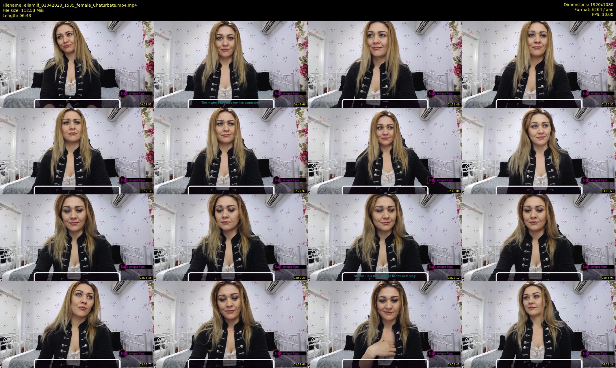 ellamilf — 7 minute Chaturbate female cam show recording, 1080p, Apr 1, 2020