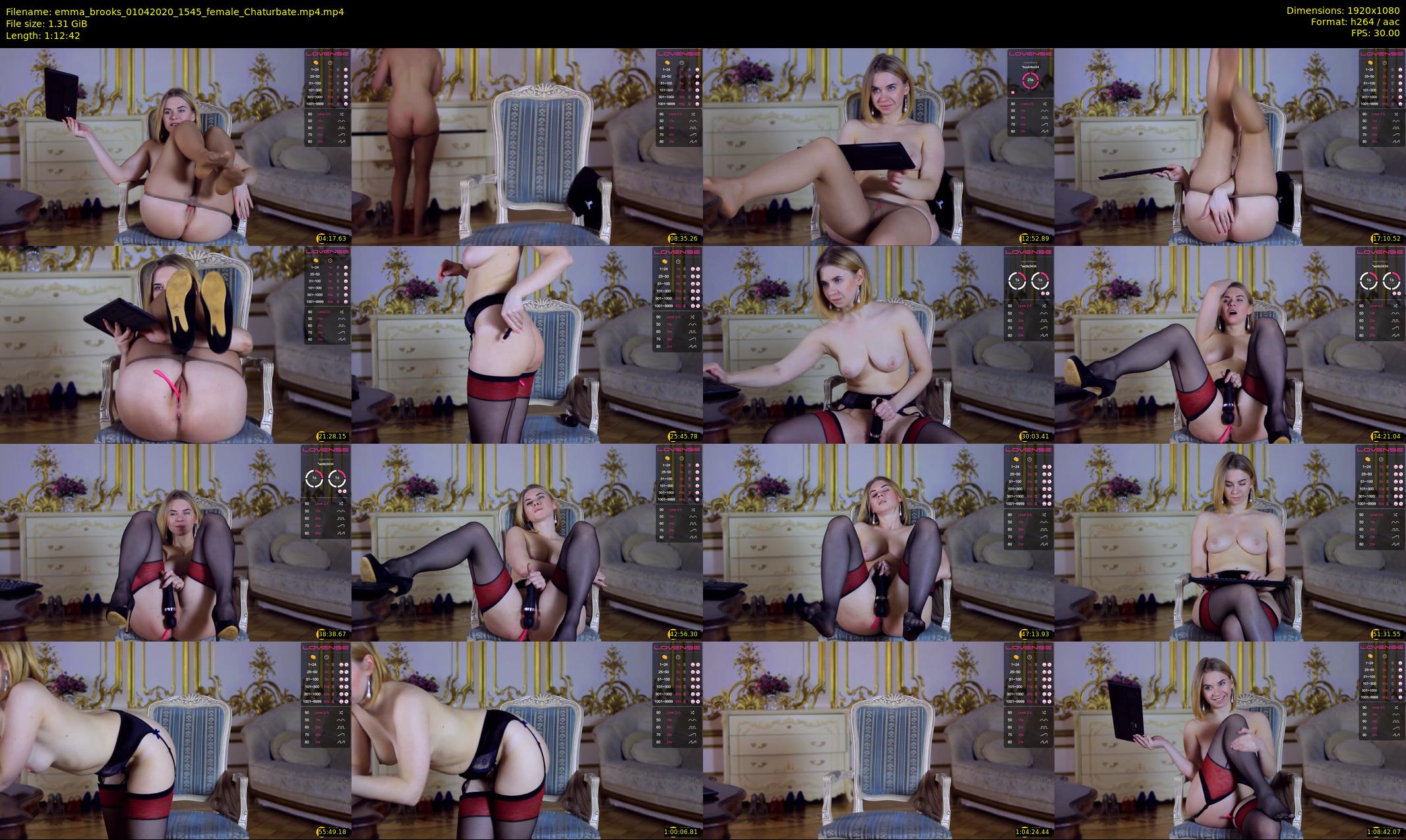 emma_brooks — 73 minute Chaturbate female cam show recording, 1080p, Apr 1, 2020