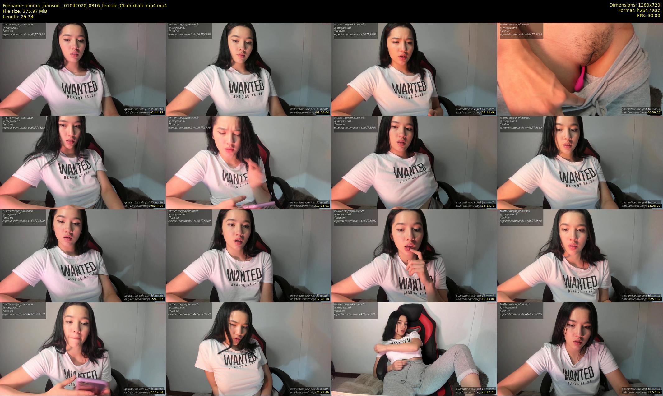 emma_johnson_ — 30 minute Chaturbate female cam show recording, 720p, Apr 1, 2020