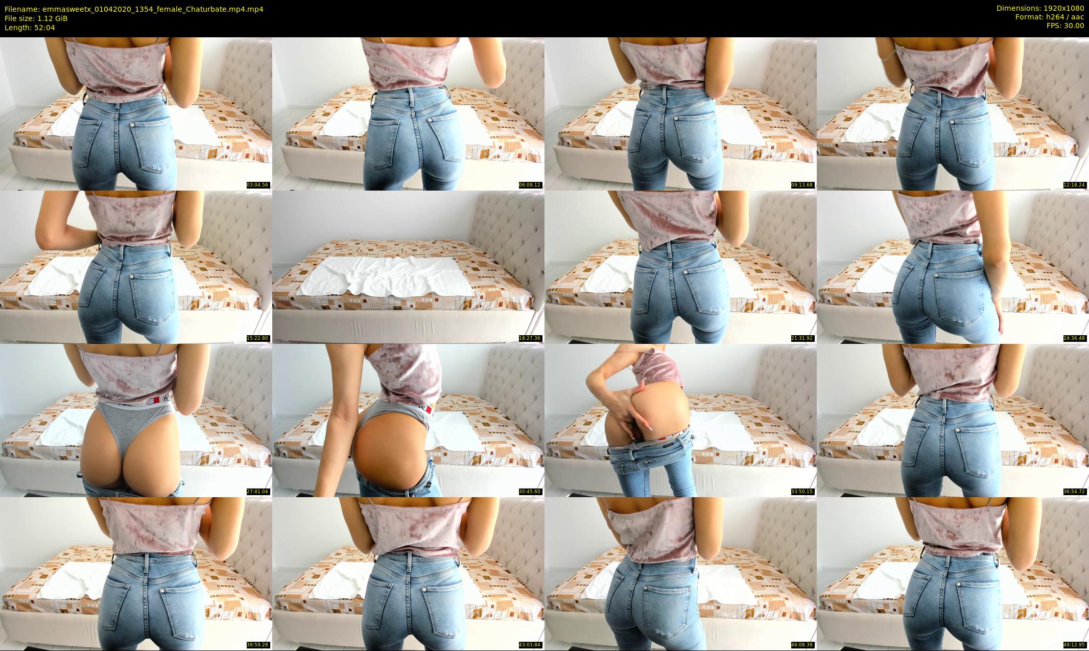 emmasweetx — 53 minute Chaturbate couple cam show recording, 1080p, Apr 1, 2020