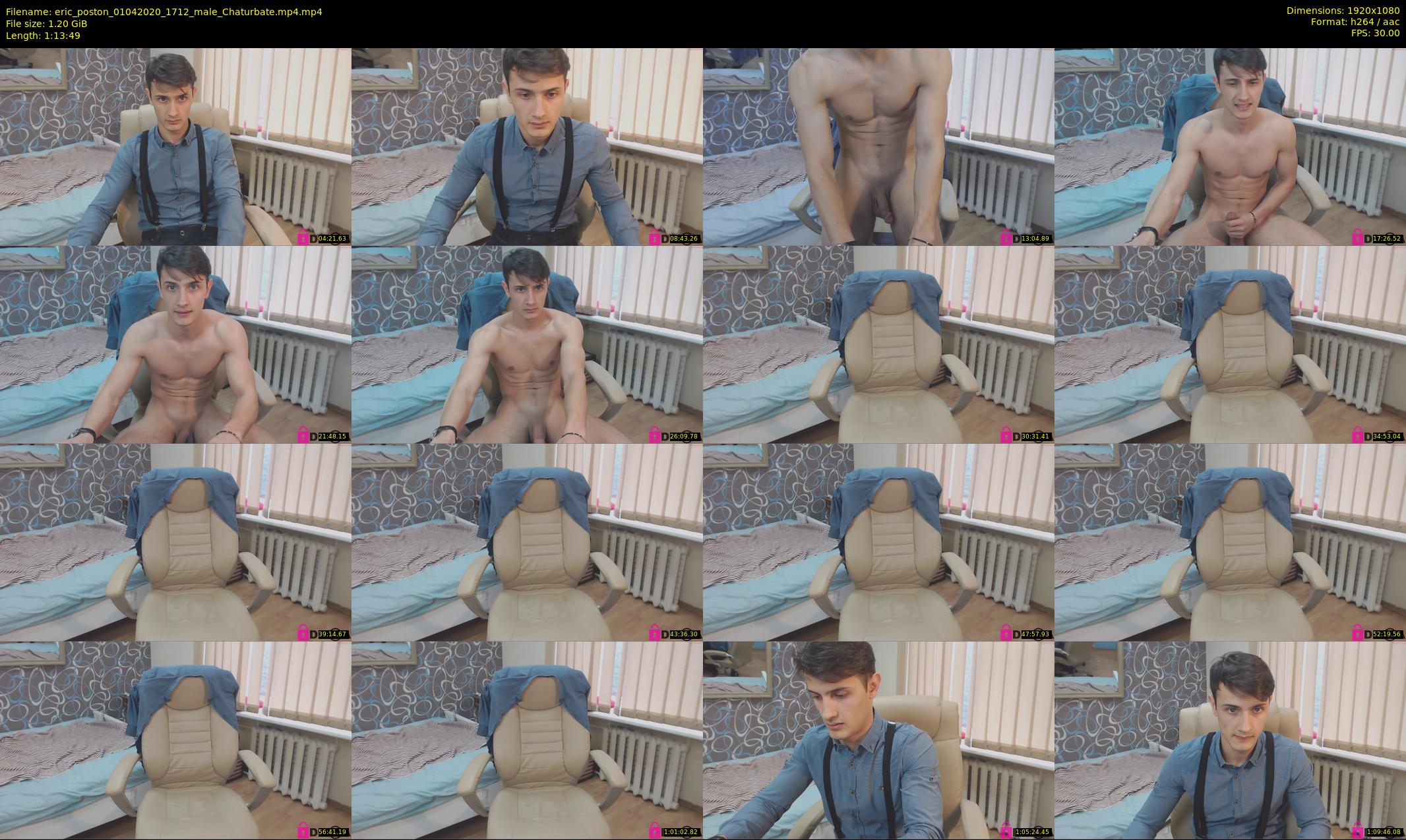 eric_poston — 74 minute Chaturbate male cam show recording, 1080p, Apr 1, 2020
