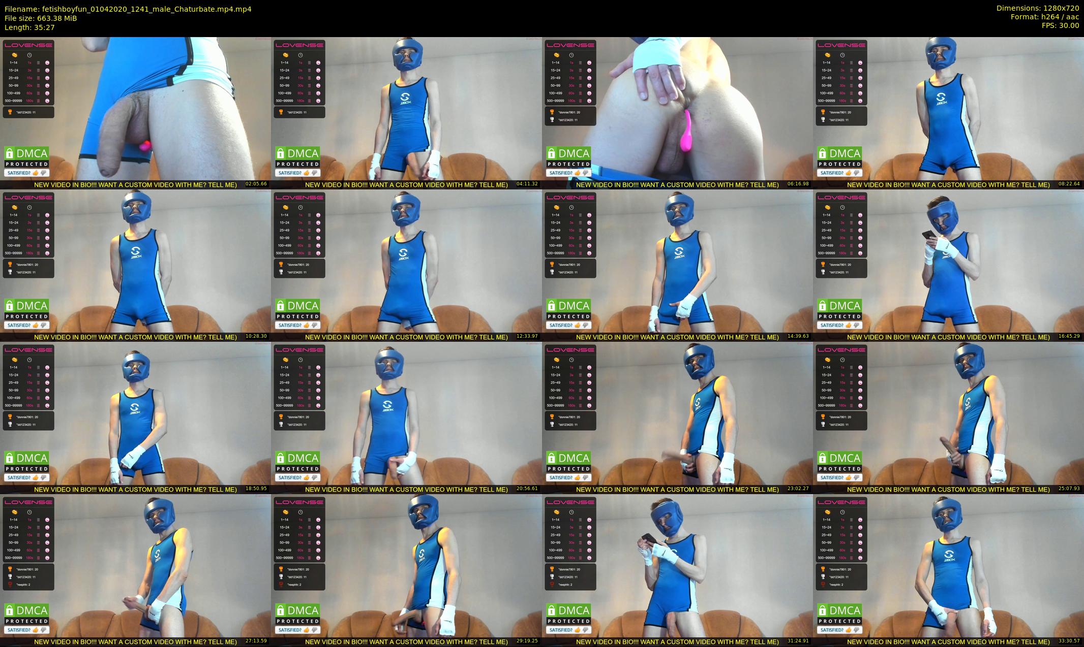 fetishboyfun — 36 minute Chaturbate male cam show recording, 720p, Apr 1, 2020