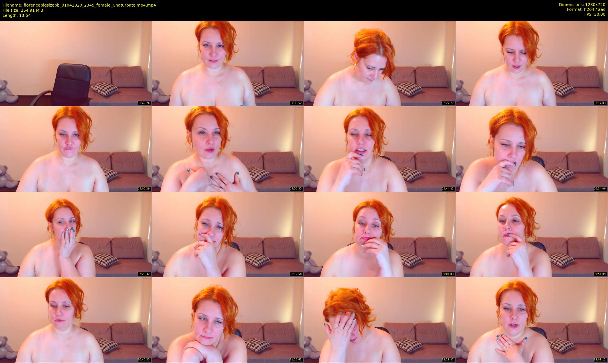 florencebigsizebb — 14 minute Chaturbate female cam show recording, 720p, Apr 1, 2020