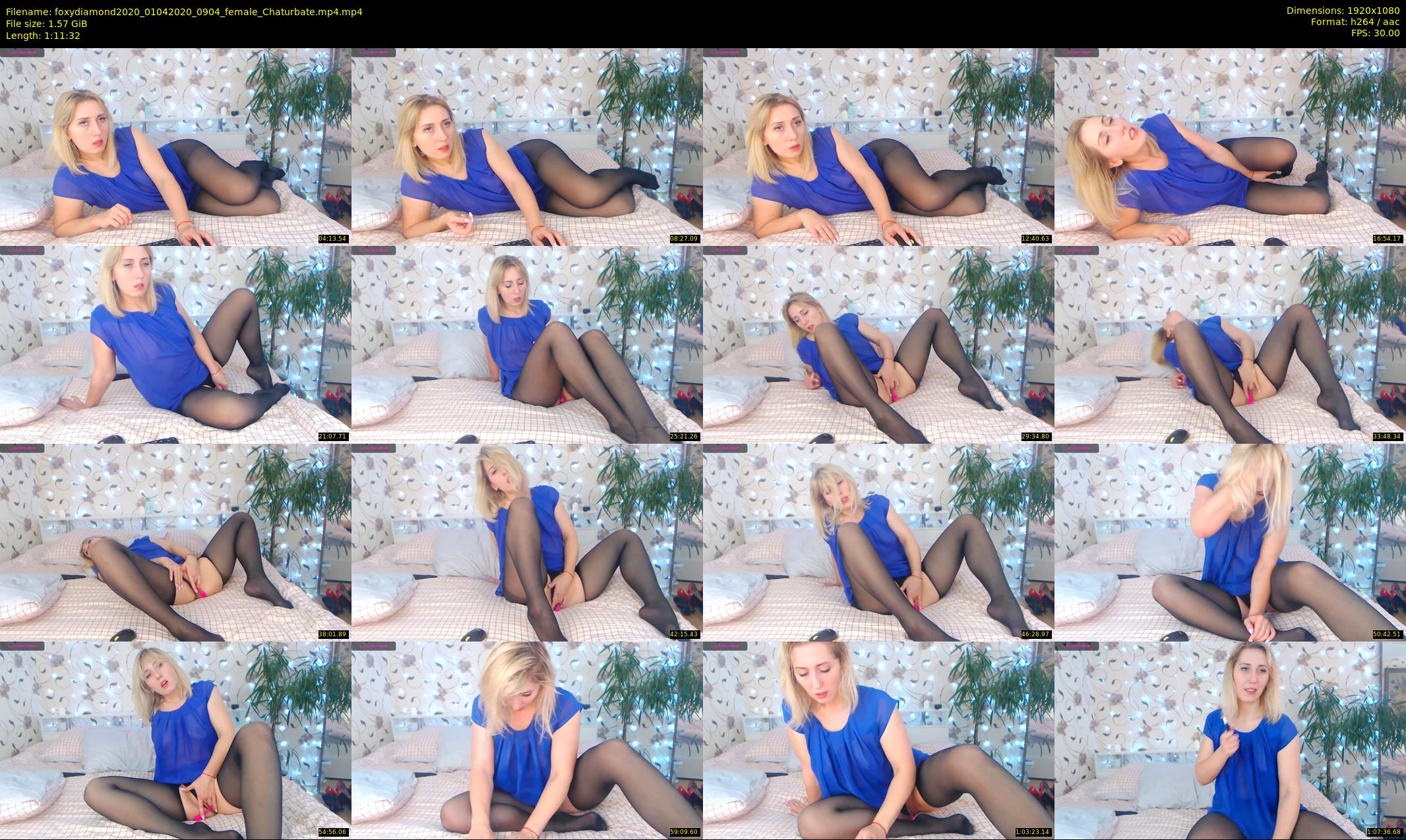 foxydiamond2020 — 72 minute Chaturbate female cam show recording, 1080p, Apr 1, 2020