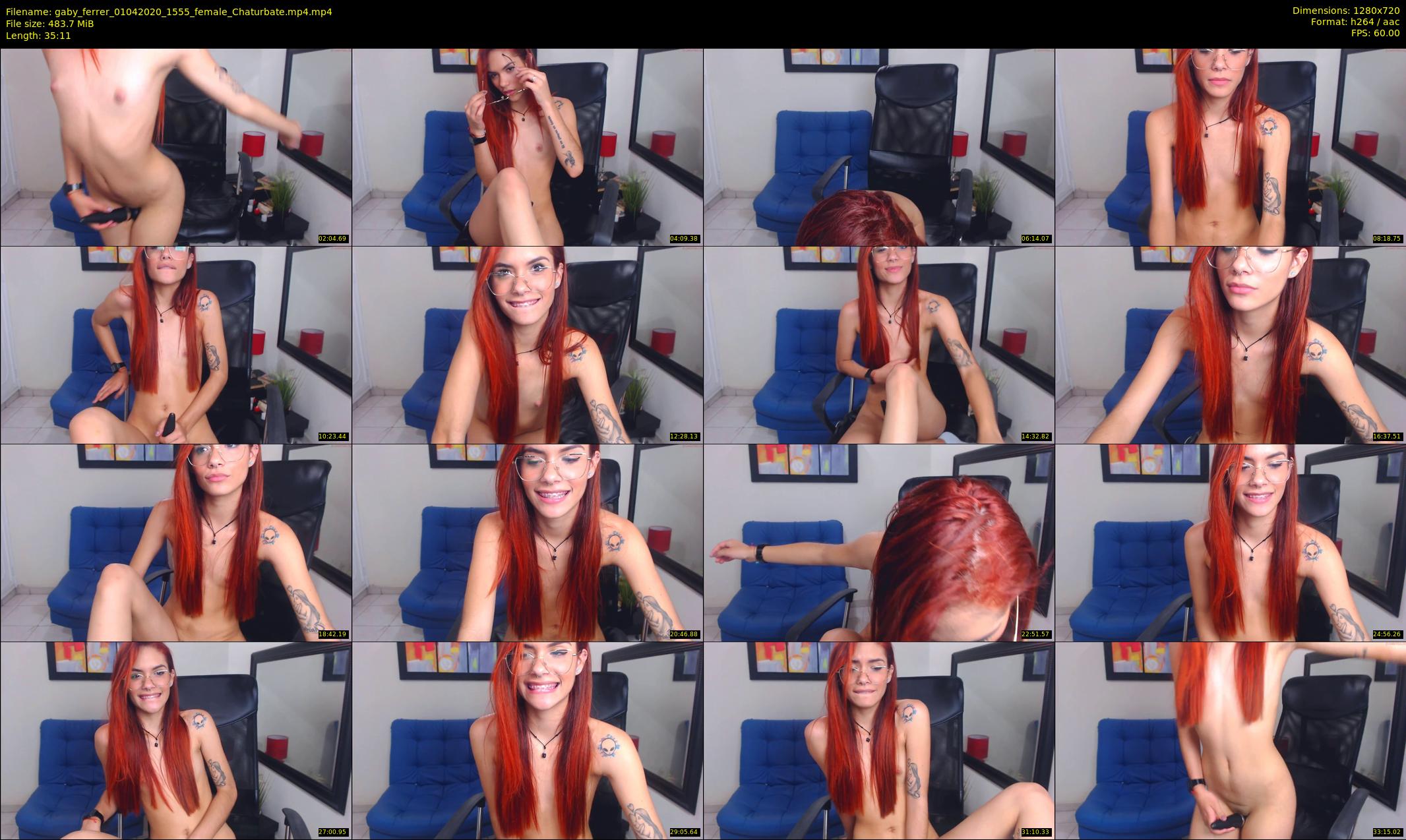 gaby_ferrer — 36 minute Chaturbate female cam show recording, 720p, Apr 1, 2020