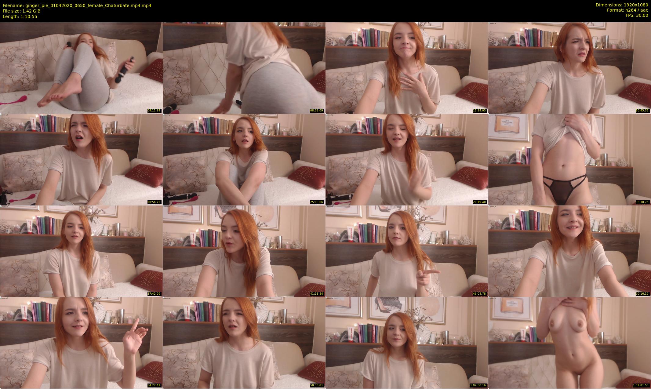 ginger_pie — 71 minute Chaturbate female cam show recording, 1080p, Apr 1, 2020